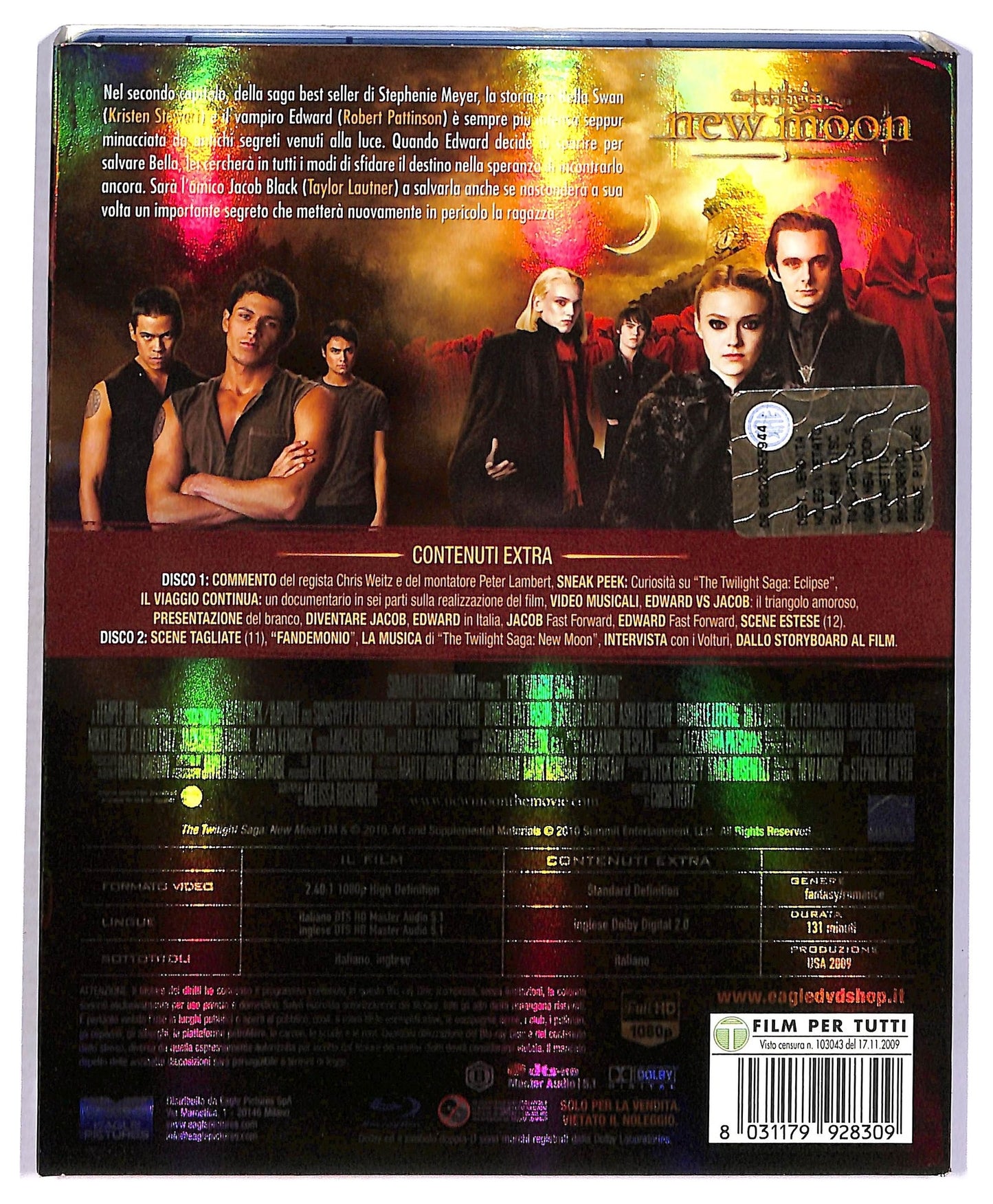 EBOND The Twilight saga - New Moon BLURAY BLURAY BLURAY D797649