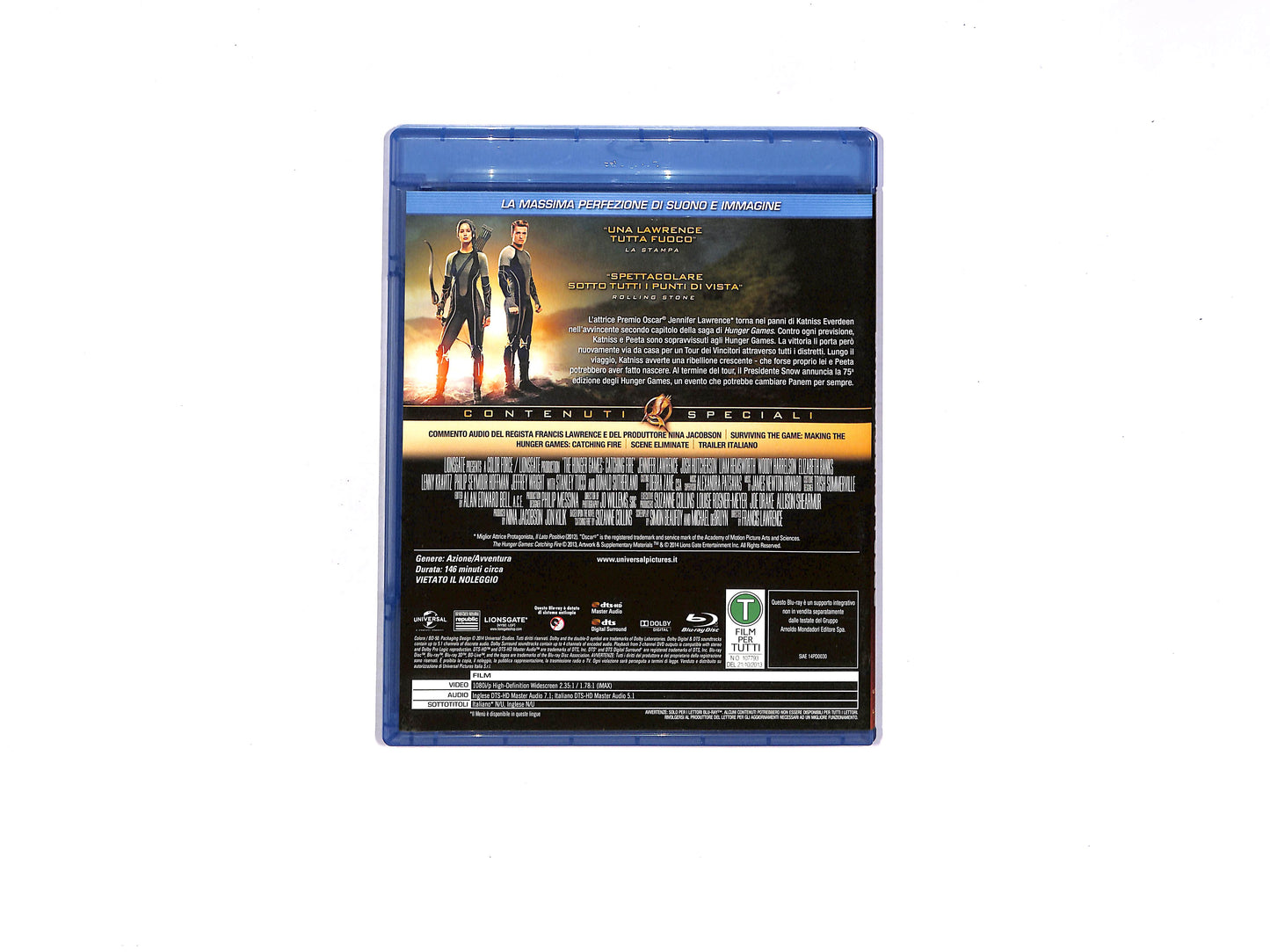 EBOND Hunger Games - La Ragazza Di Fuoco EDITORIALE BLURAY BLURAY D797663