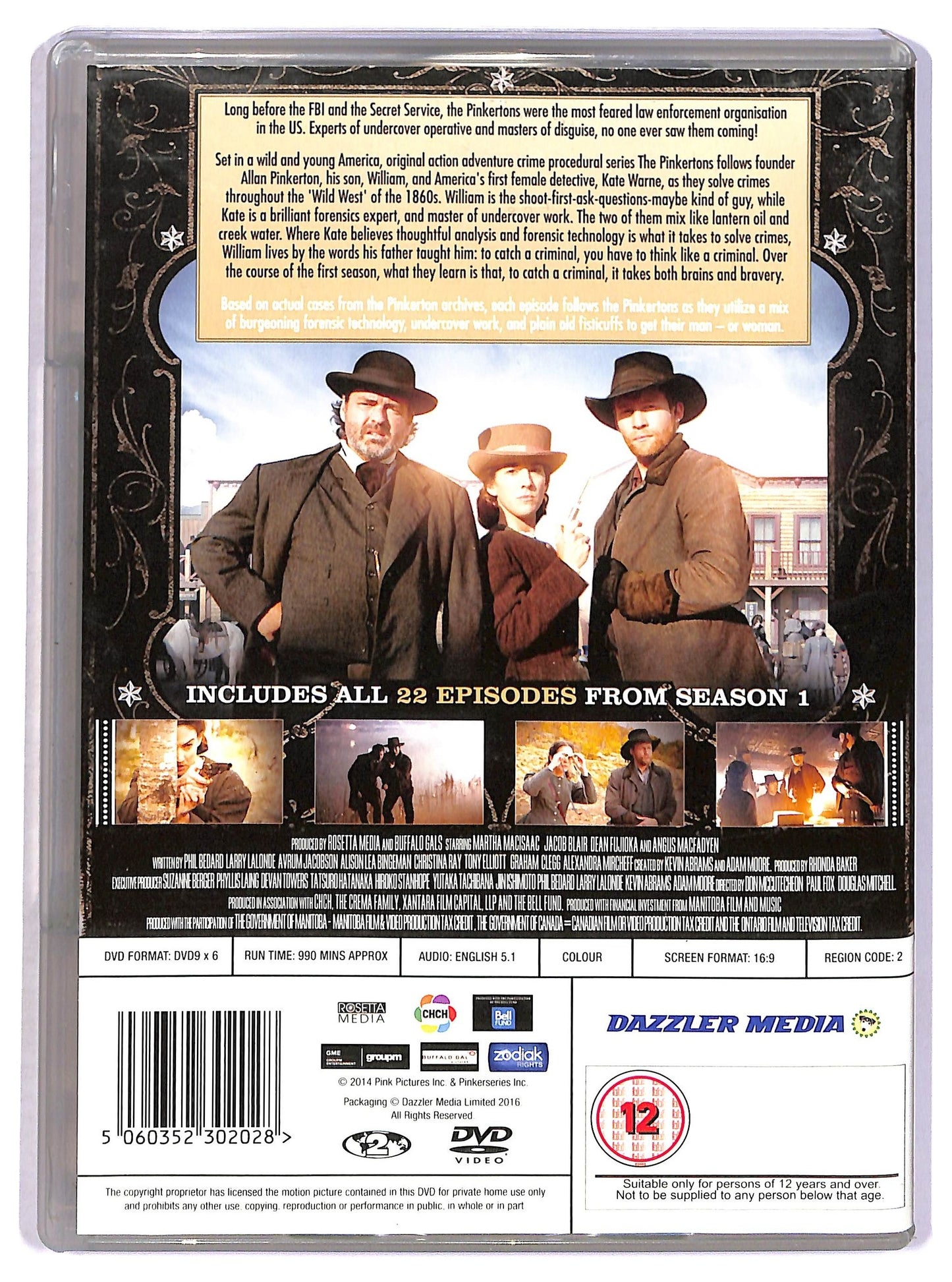 EBOND The Pinkertons Season 1 Complete Boxset 6 Disc Set BLURAY BLURAY D797703