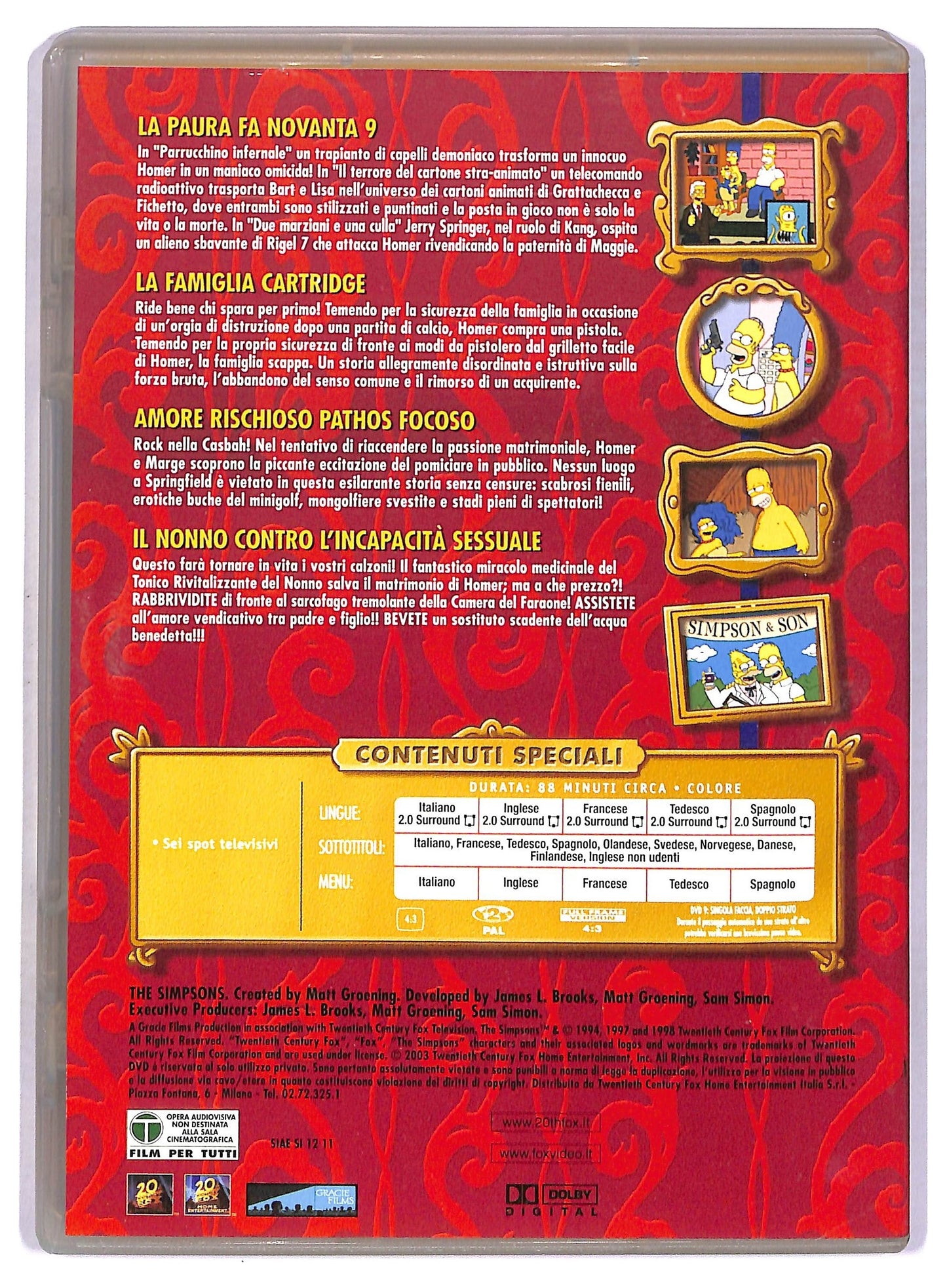EBOND I Simpson. Too Hot For Tv. Troppo Per La Tv! Vol.11 DVD Editoriale D797705