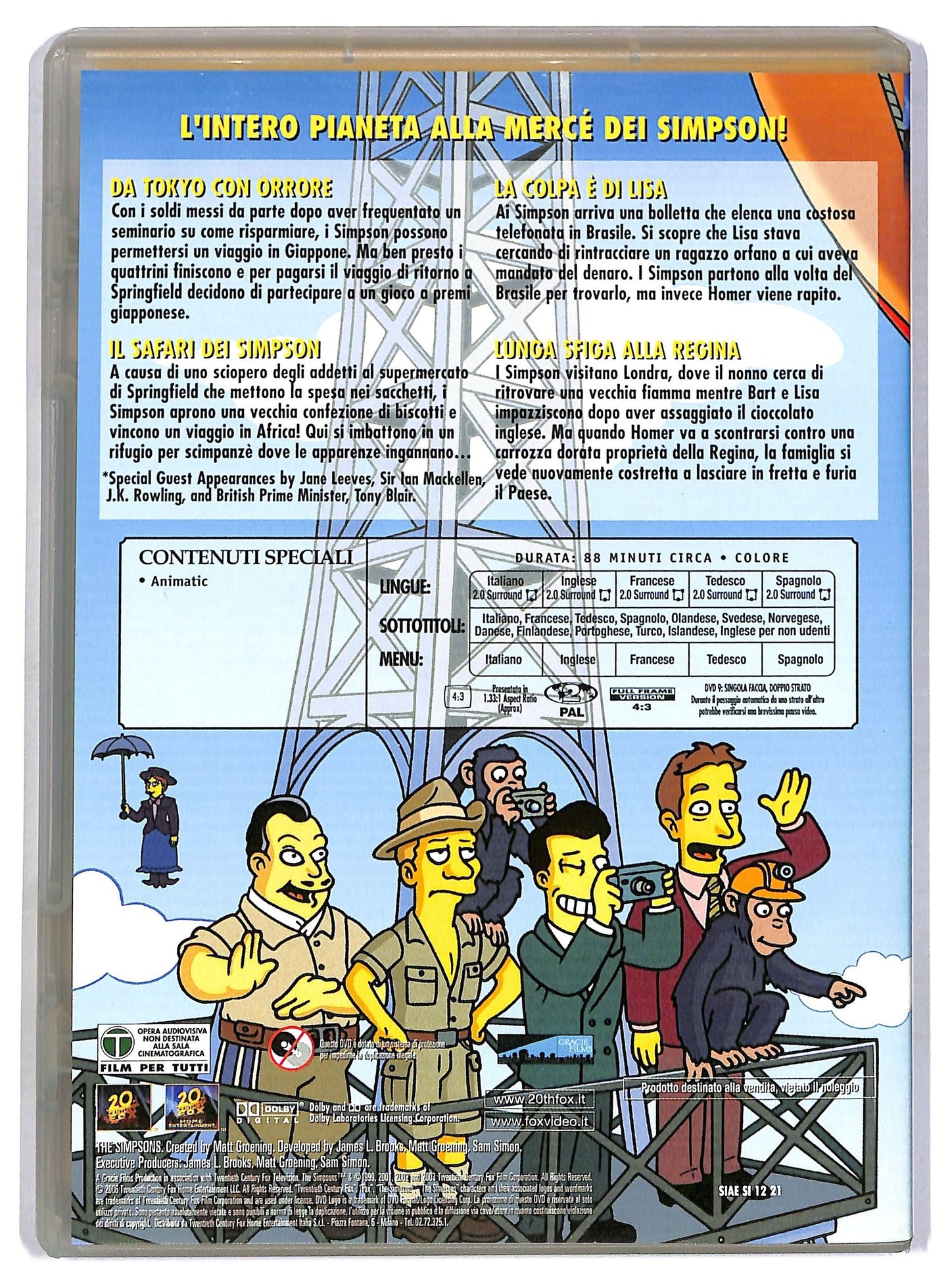 EBOND I Simpson il giro del Mondo in 80 D'OH volume 21 EDITORIALE DVD D797724