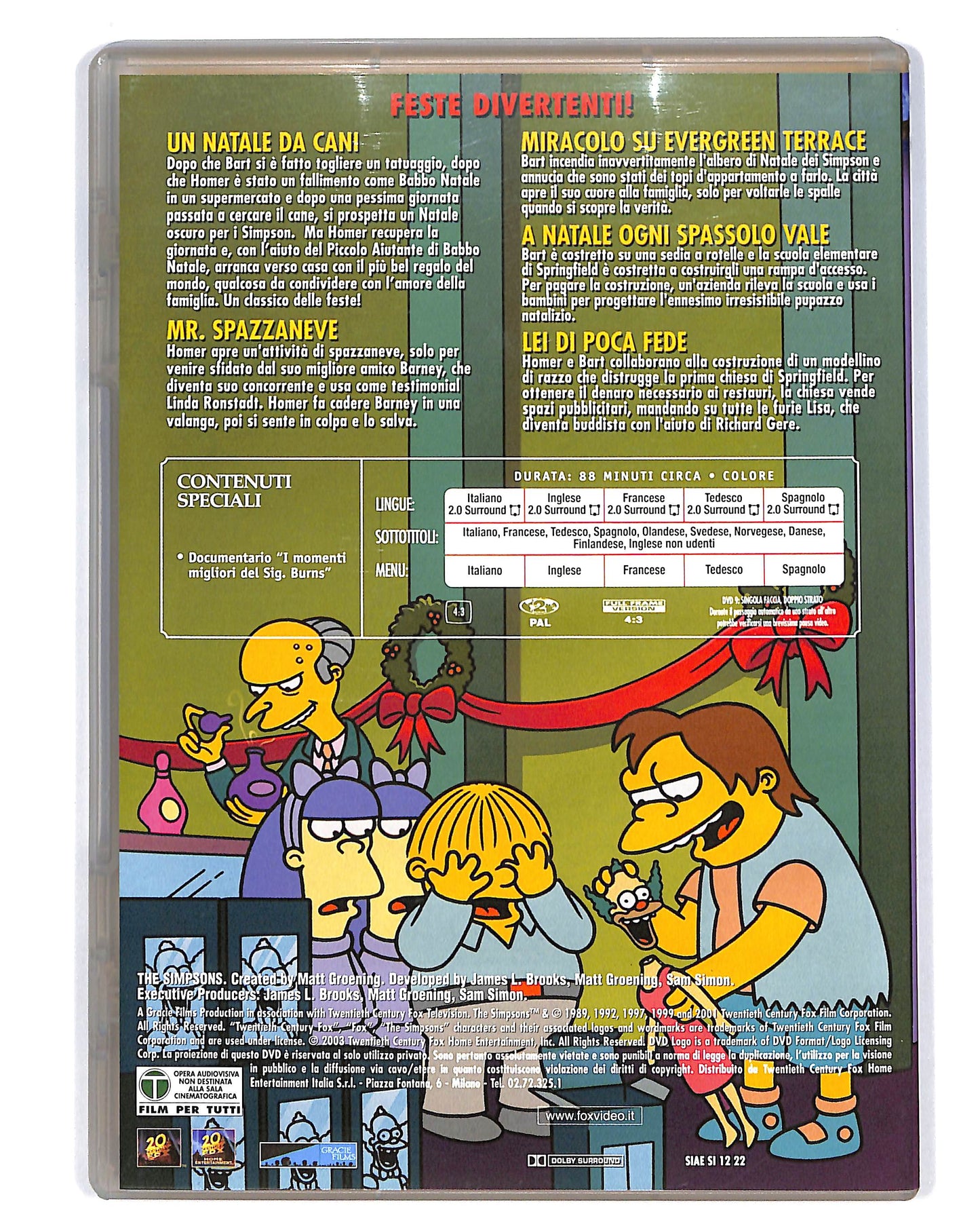 EBOND Natale con i Simpson Volume 22 EDITORIALE DVD D797727