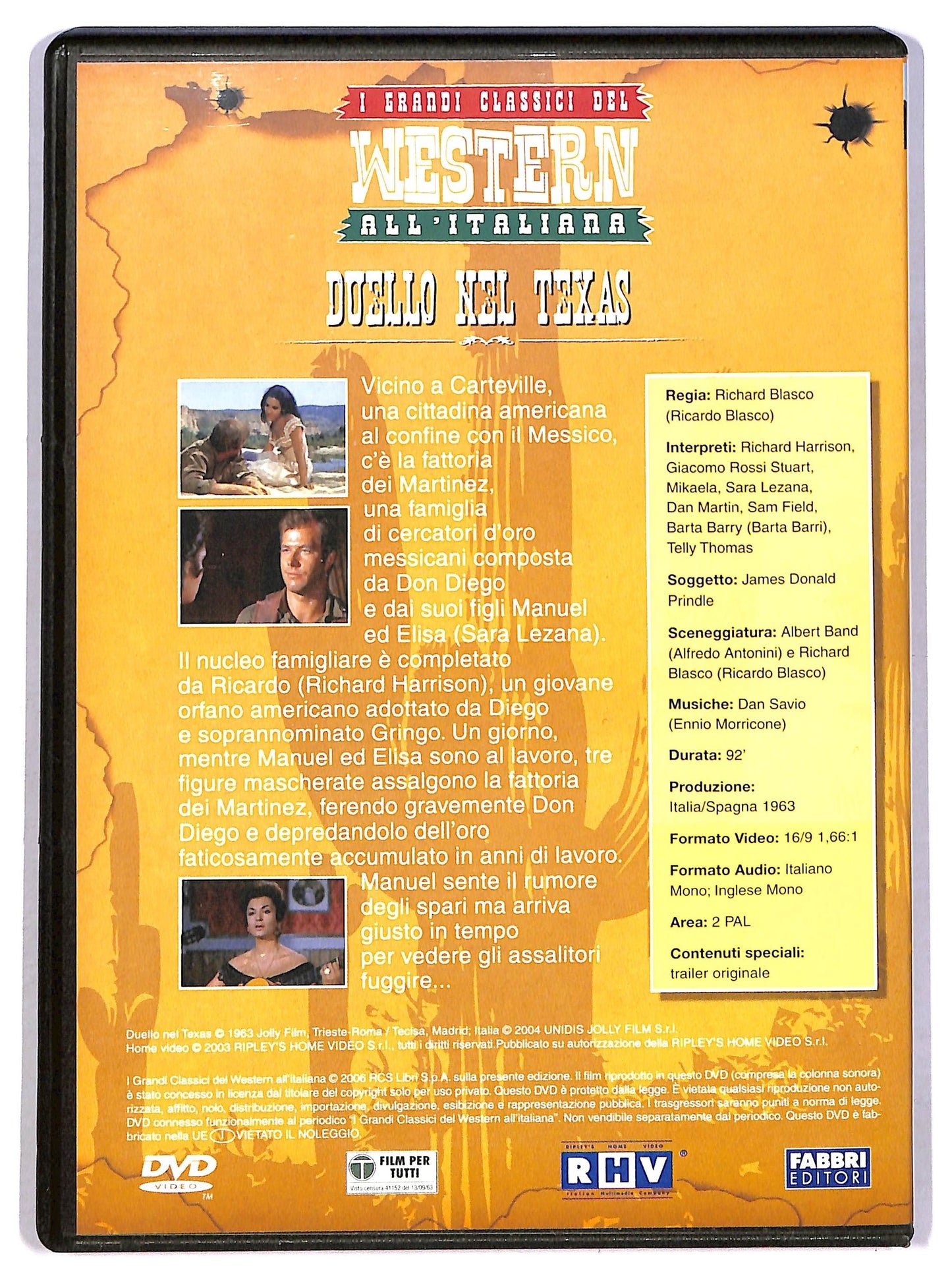 EBOND Duello nel Texas EDITORIALE DVD D797864