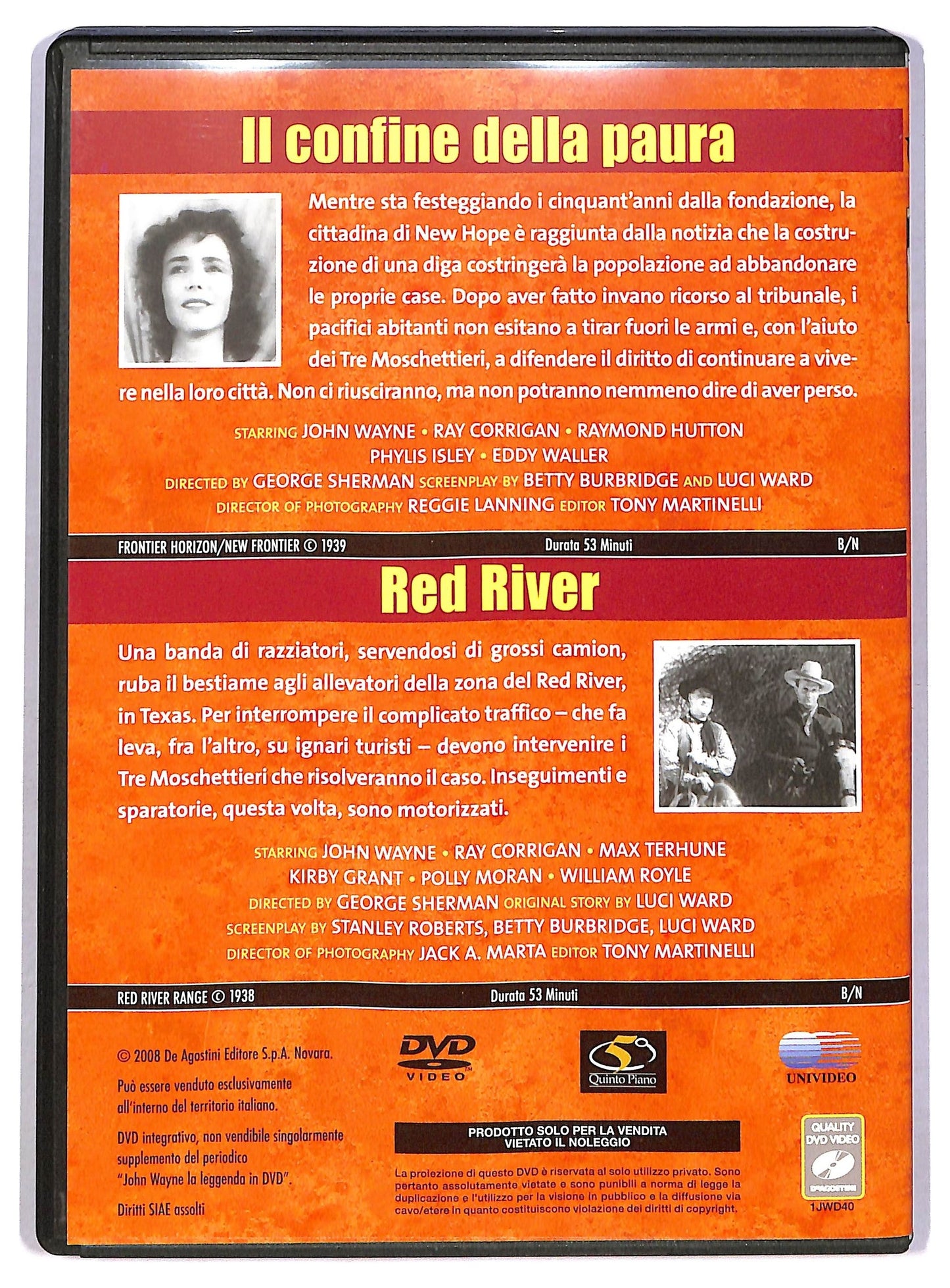 EBOND Il confine della paura + Red River EDITORIALE DVD D797905