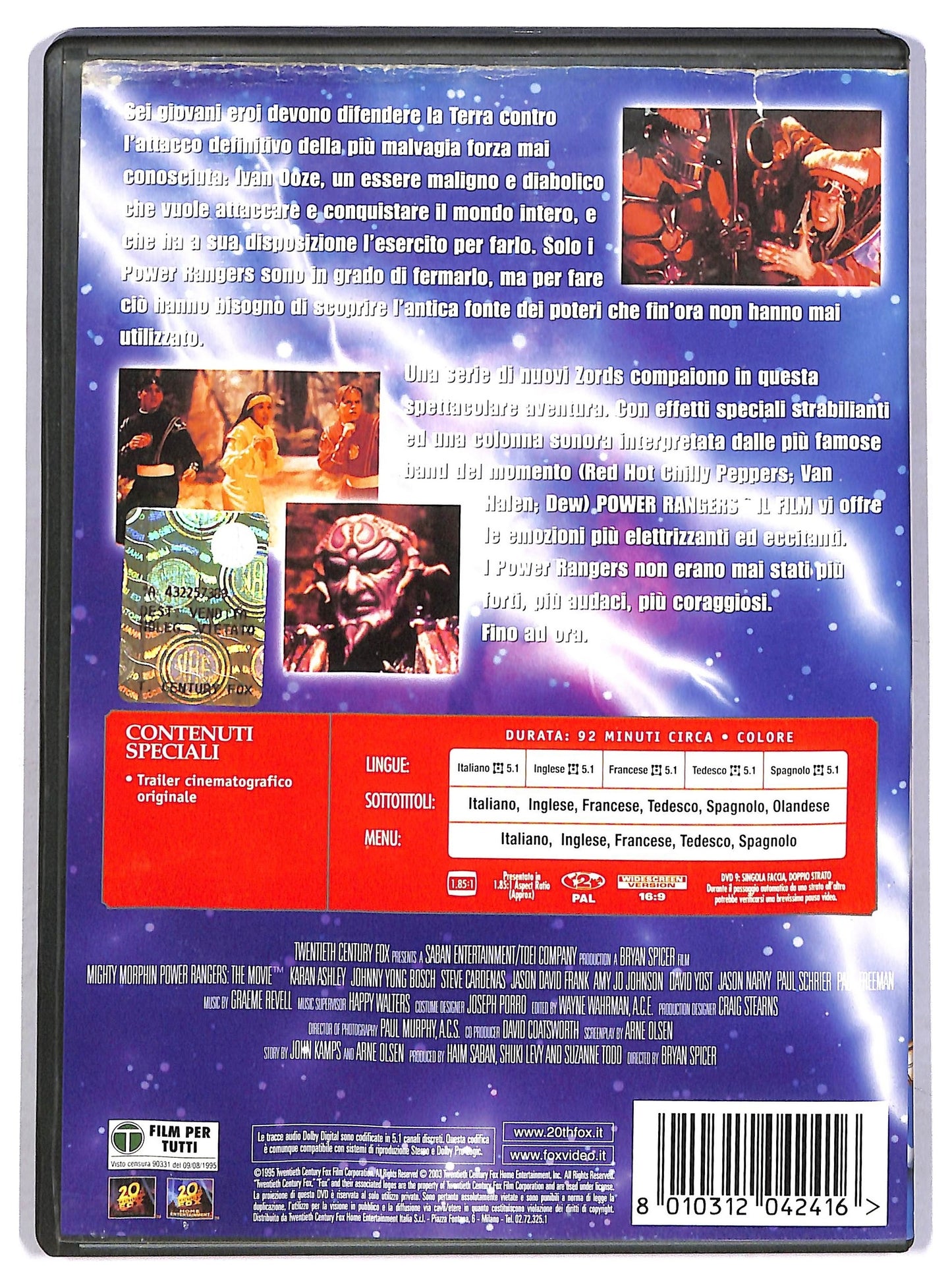 EBOND Power Rangers - Il film DVD D797944