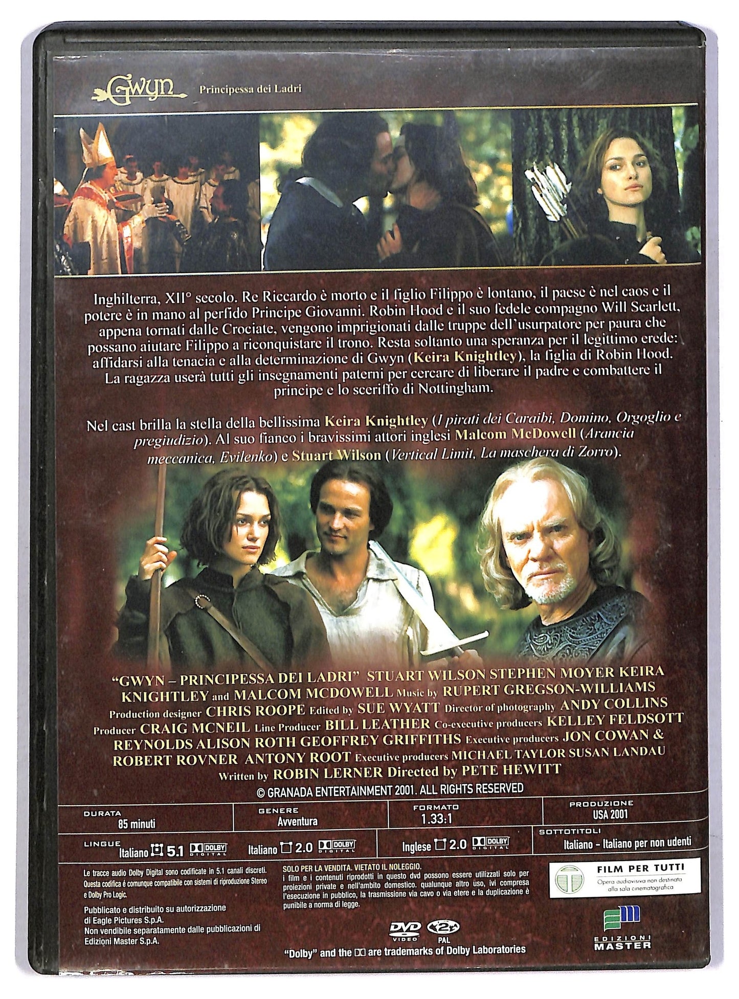 EBOND Gwyn - Principessa dei ladri EDITORIALE DVD D797960
