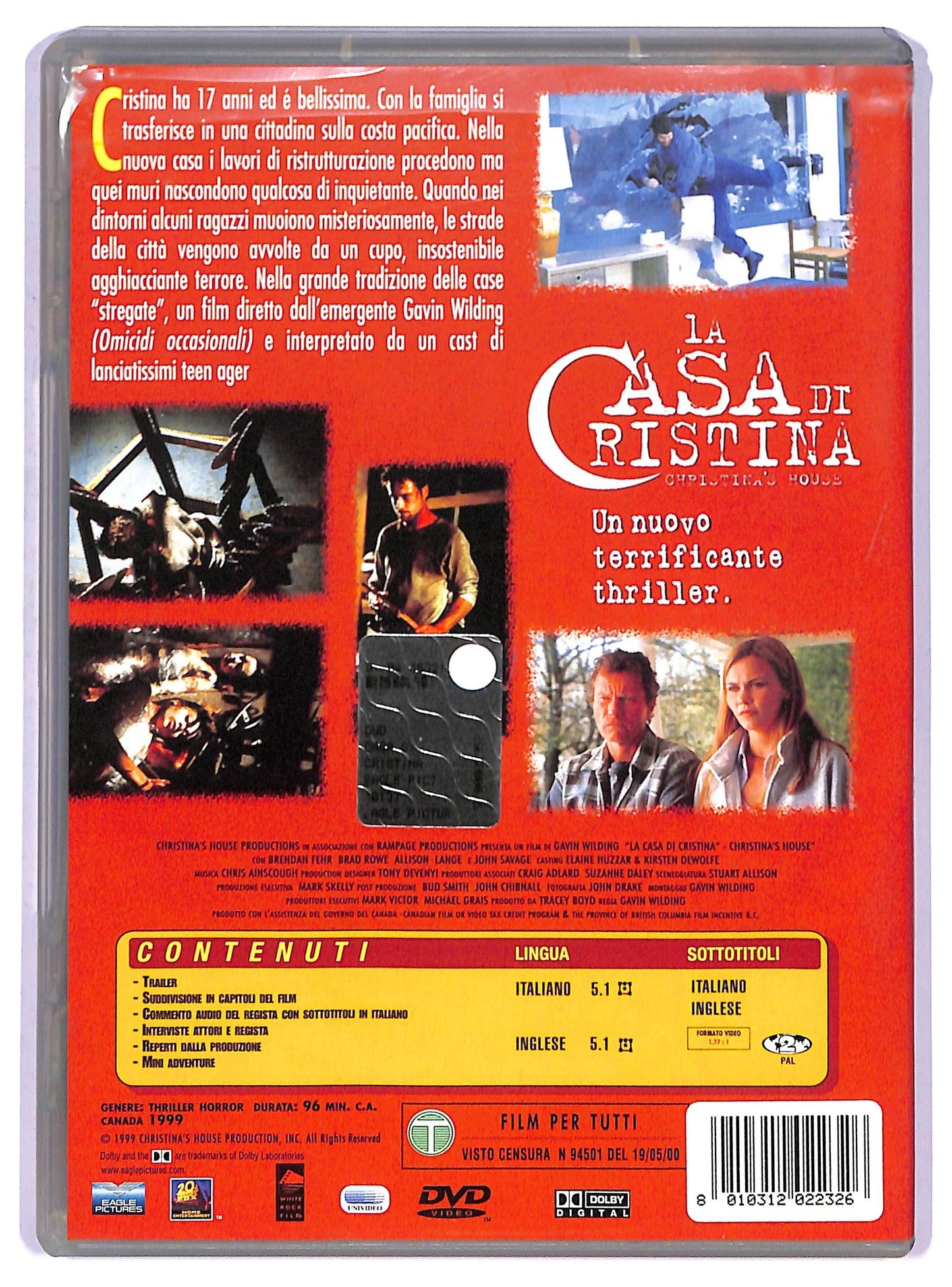 EBOND La casa di Cristina DVD D798008