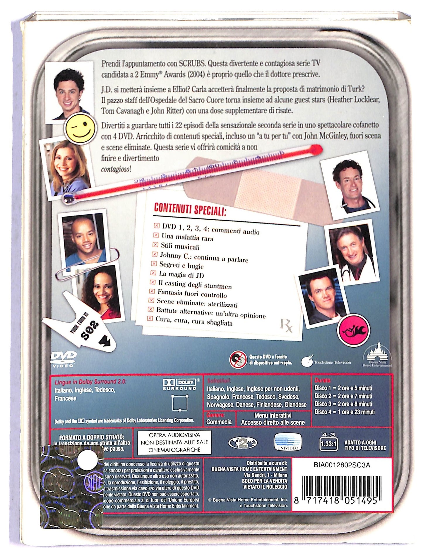 EBOND Scrubs - Seconda serie (4 dischi) DIGIPACK DVD D798011