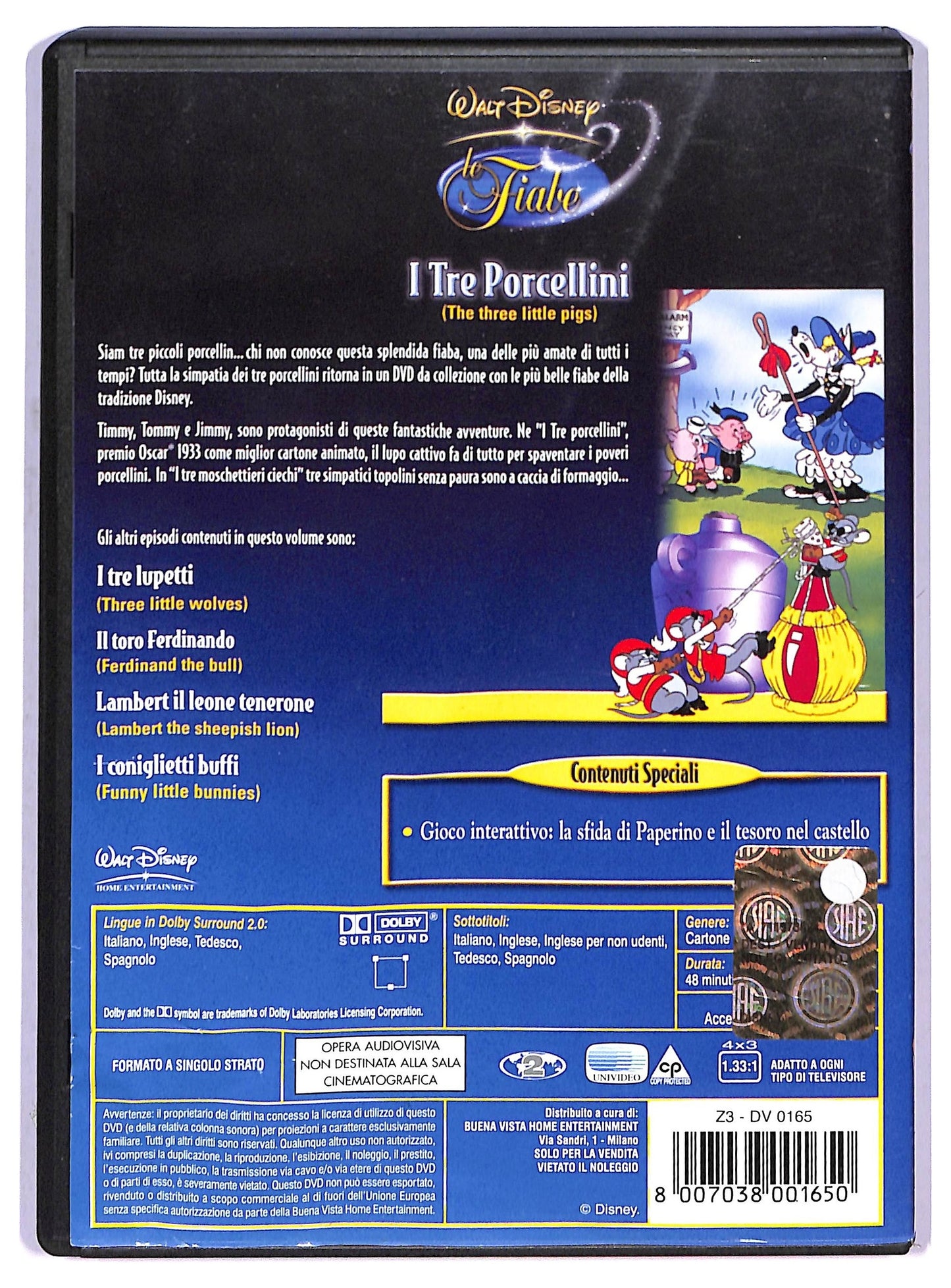 EBOND I Tre Porcellini e Altre Storie DVD D798031