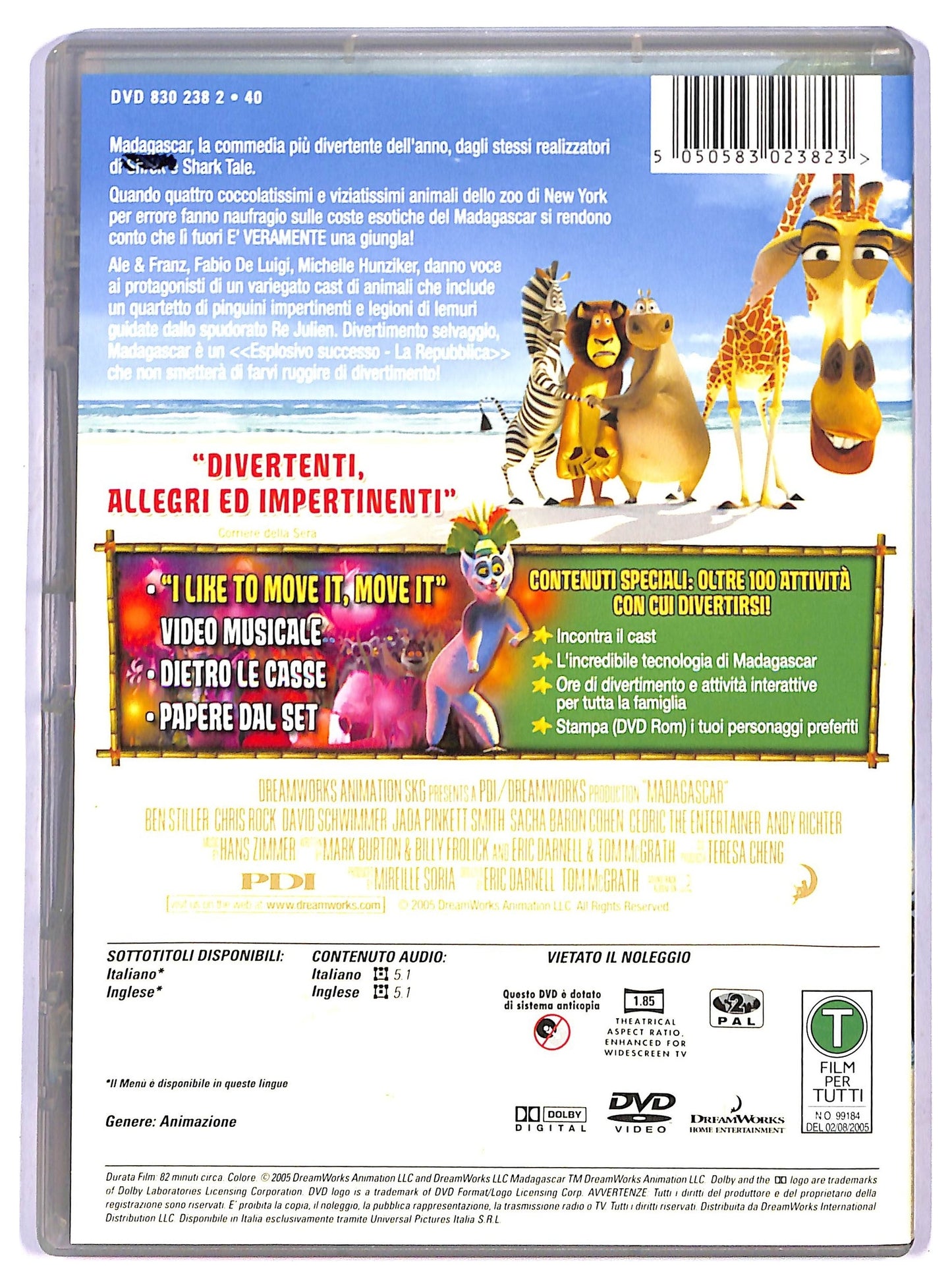 EBOND madagascar DVD D798103