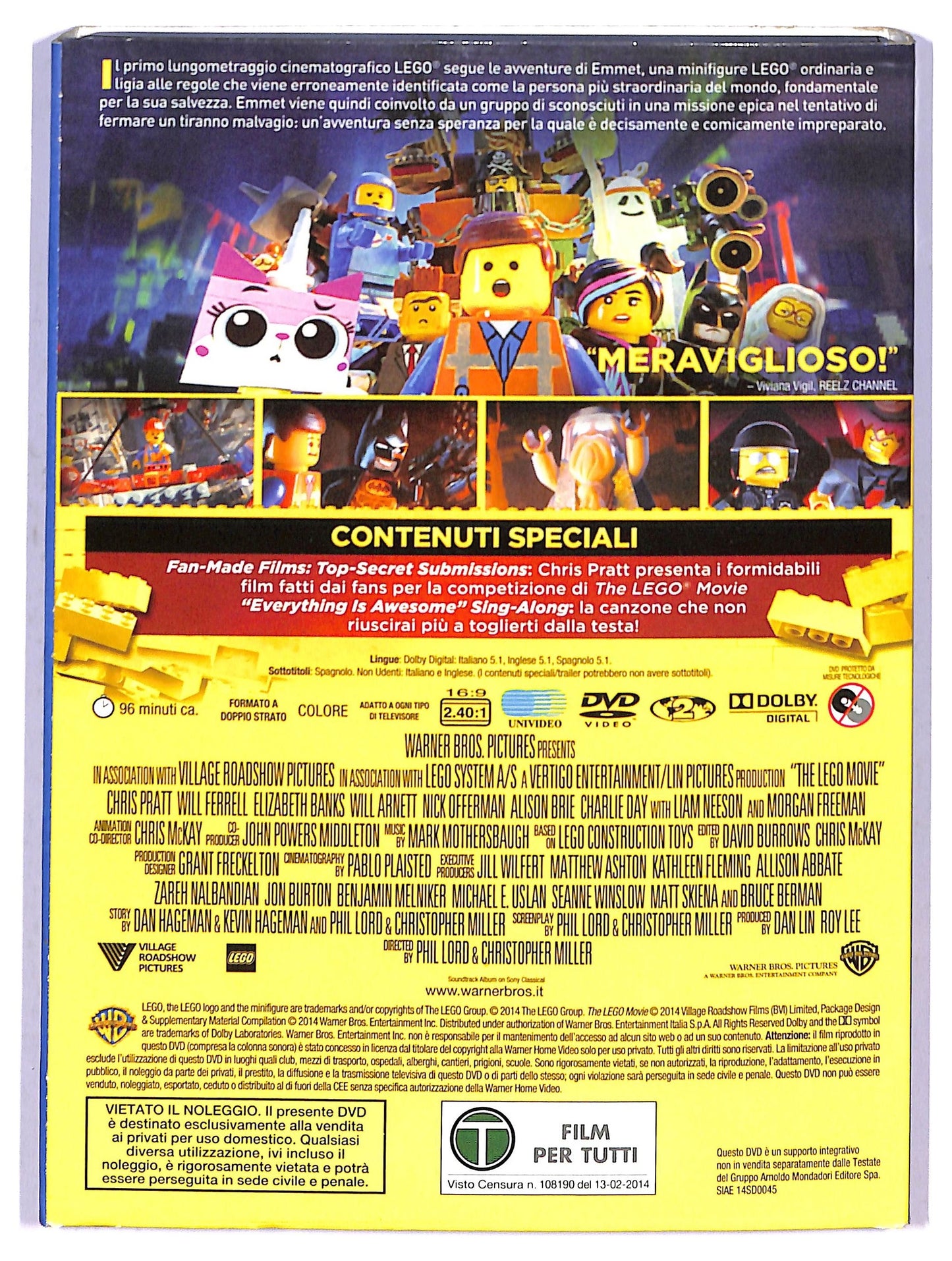 EBOND The Lego Movie EDITORIALE DVD D798108