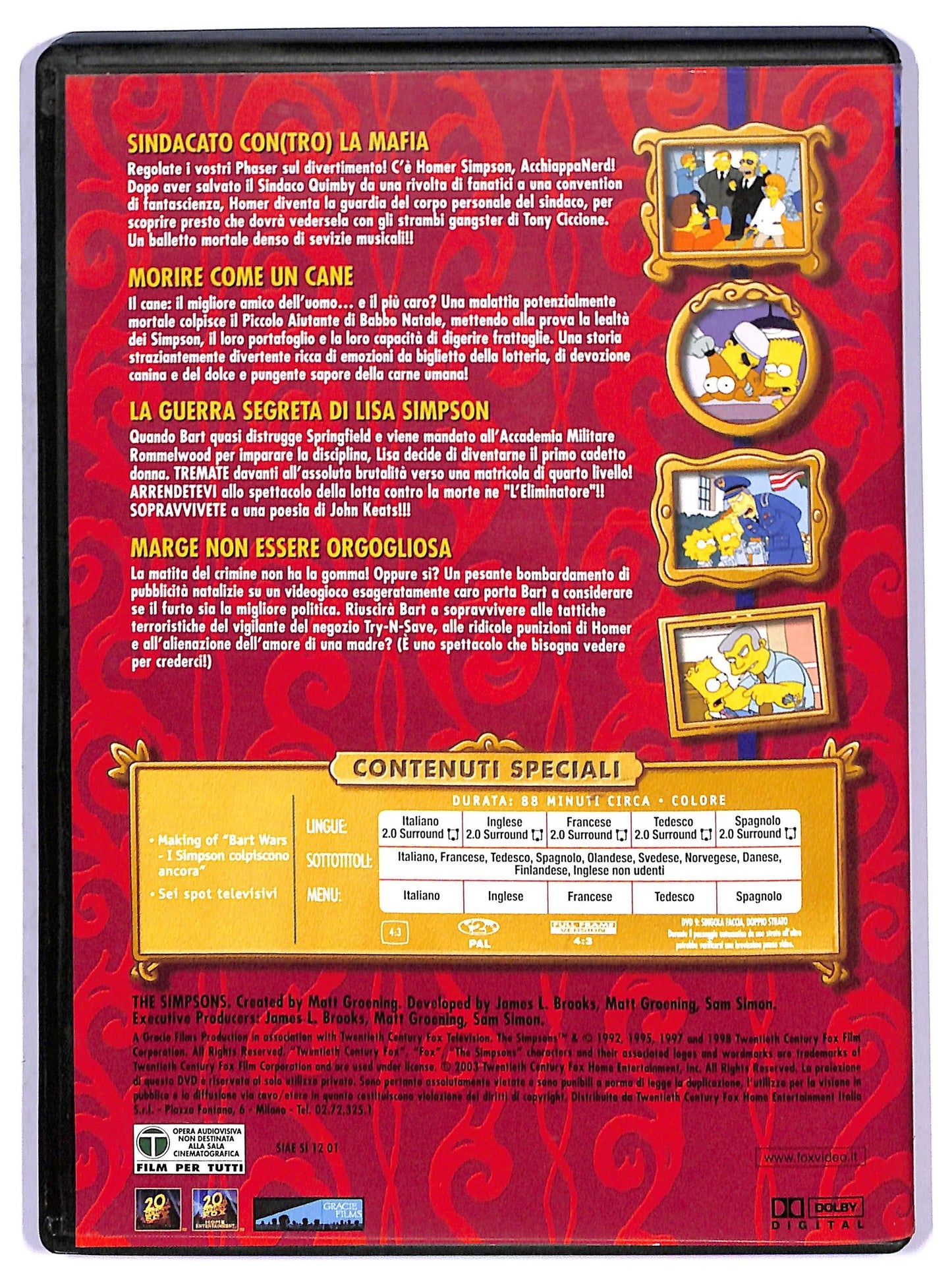 EBOND Bart Wars I Simpson colpiscono ancora EDITORIALE DVD D798158