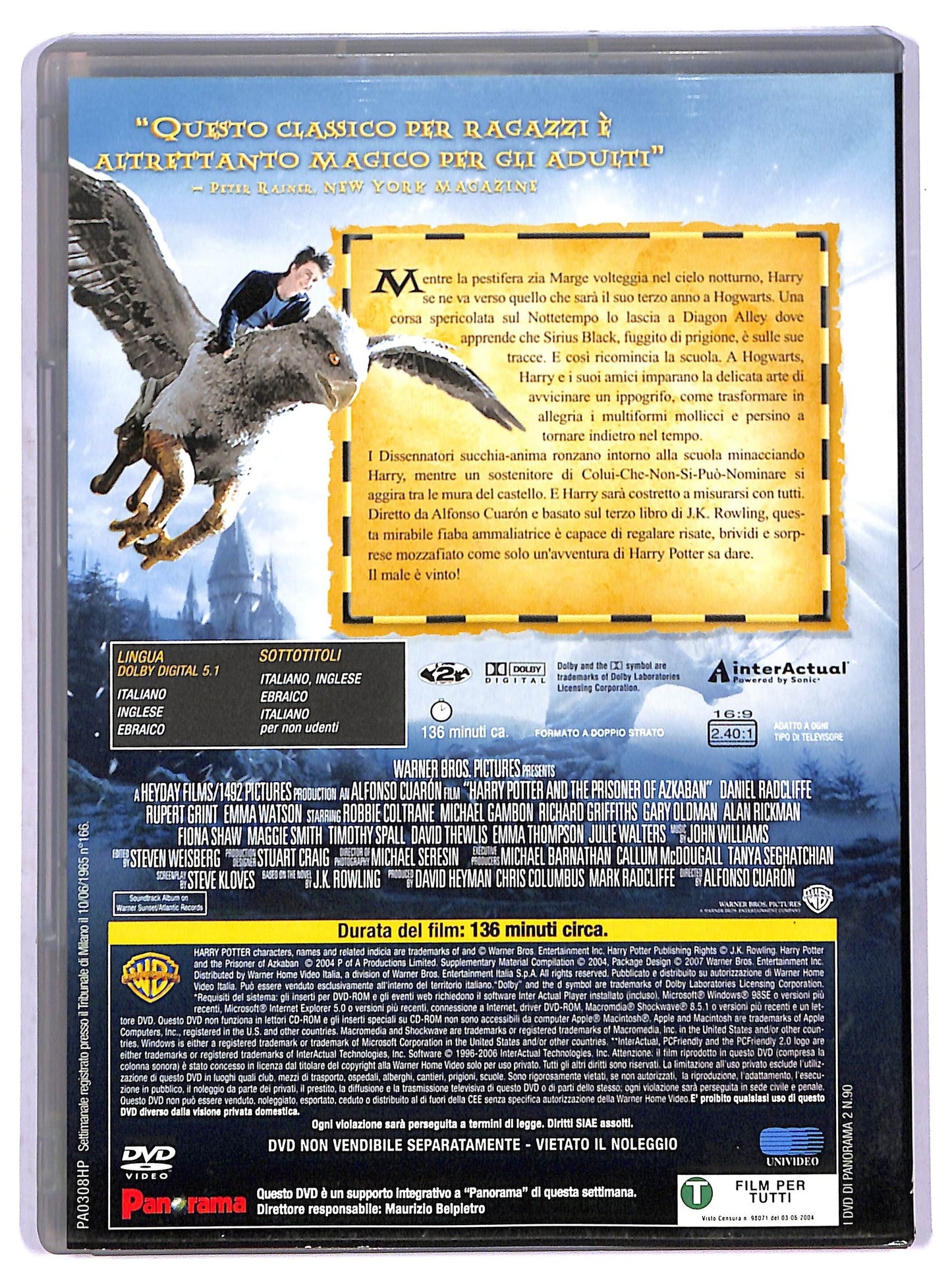 EBOND Harry Potter e il prigioniero di Azkaban DVD D798159