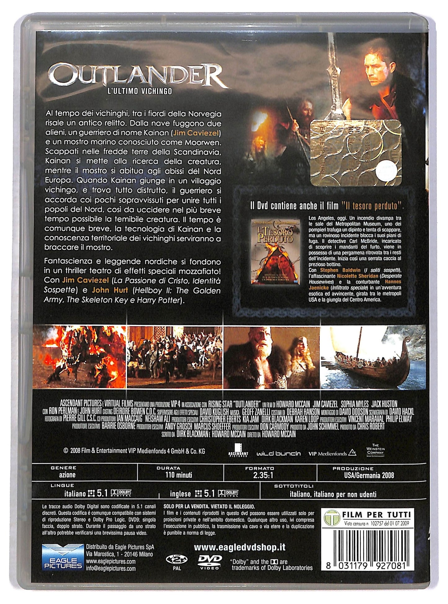 EBOND Outlander - L'ultimo vichingo + Il tesoro perduto DVD D798262