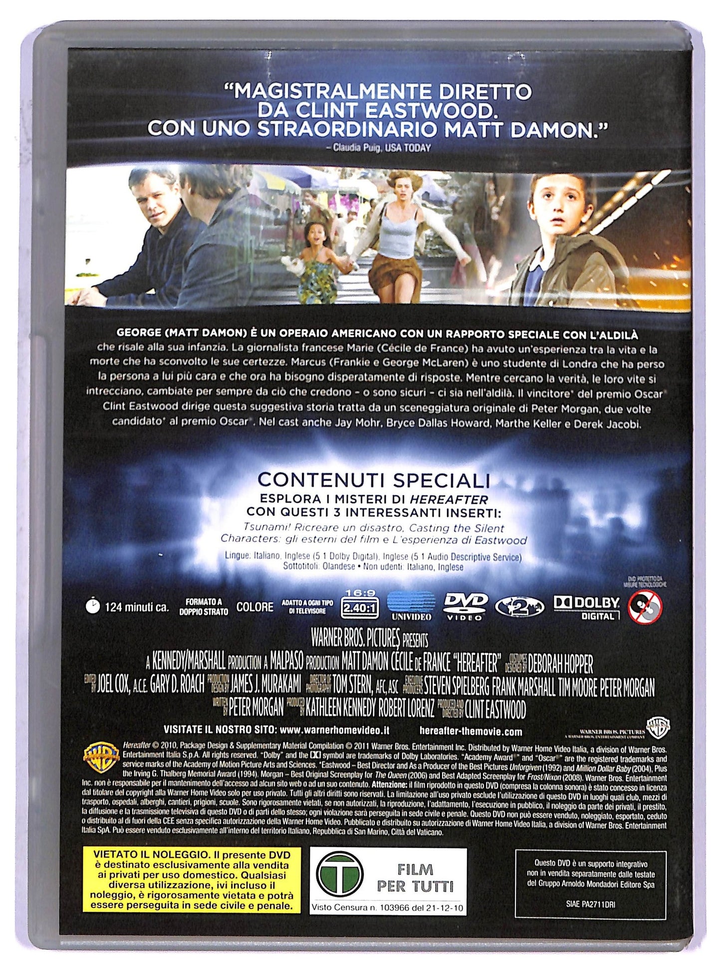 EBOND Hereafter EDITORIALE DVD D798403