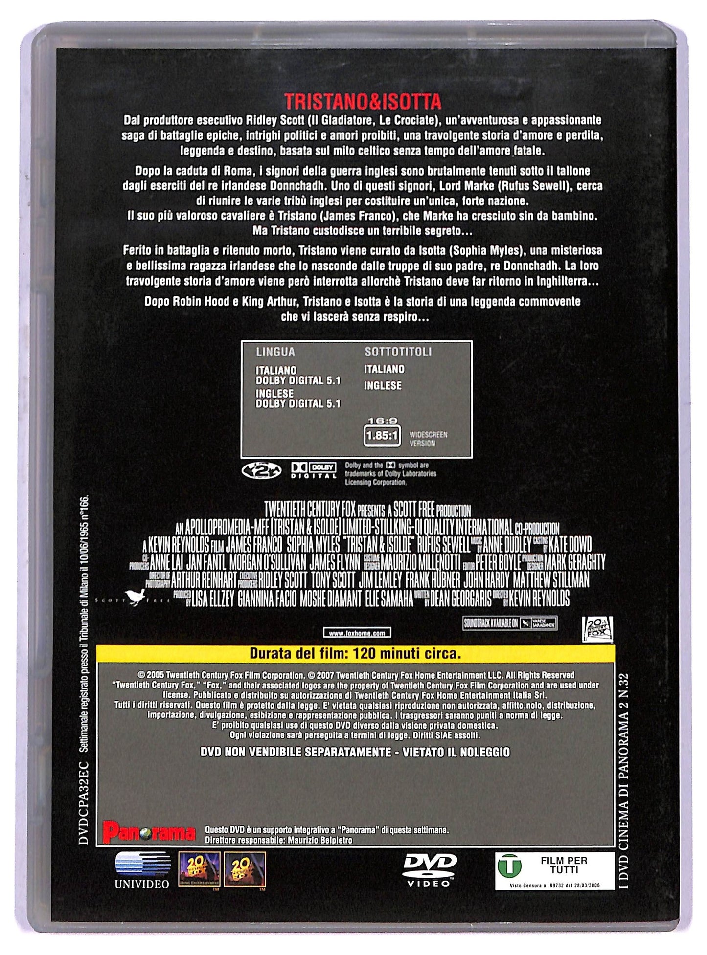 EBOND Tristano & Isotta EDITORIALE DVD D798516