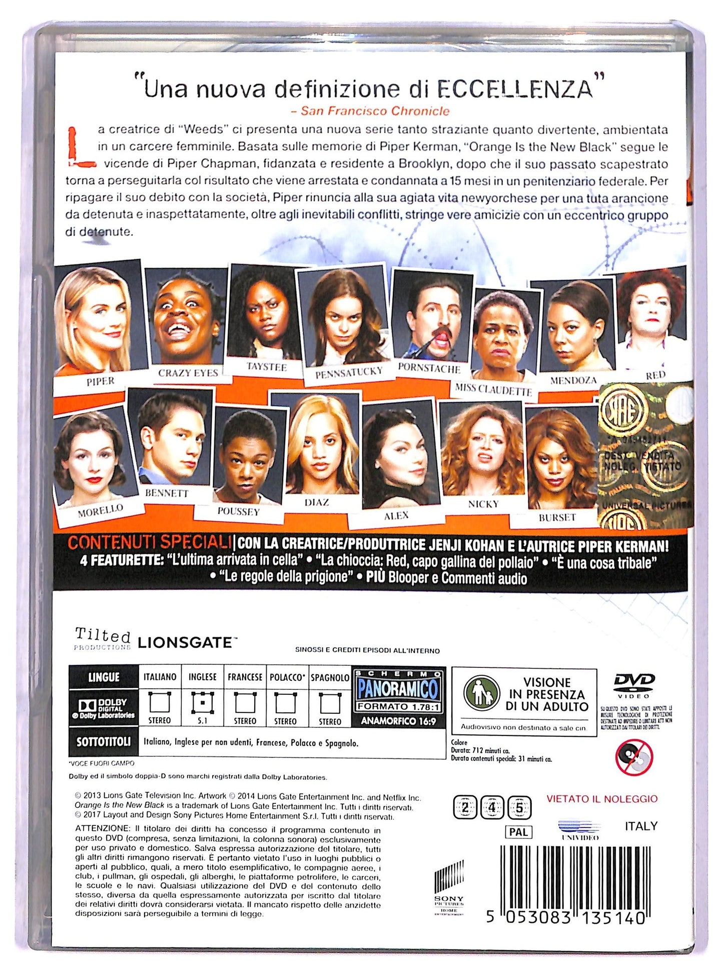 EBOND Orange Is The New Black: Stagione 1 DVD D798721