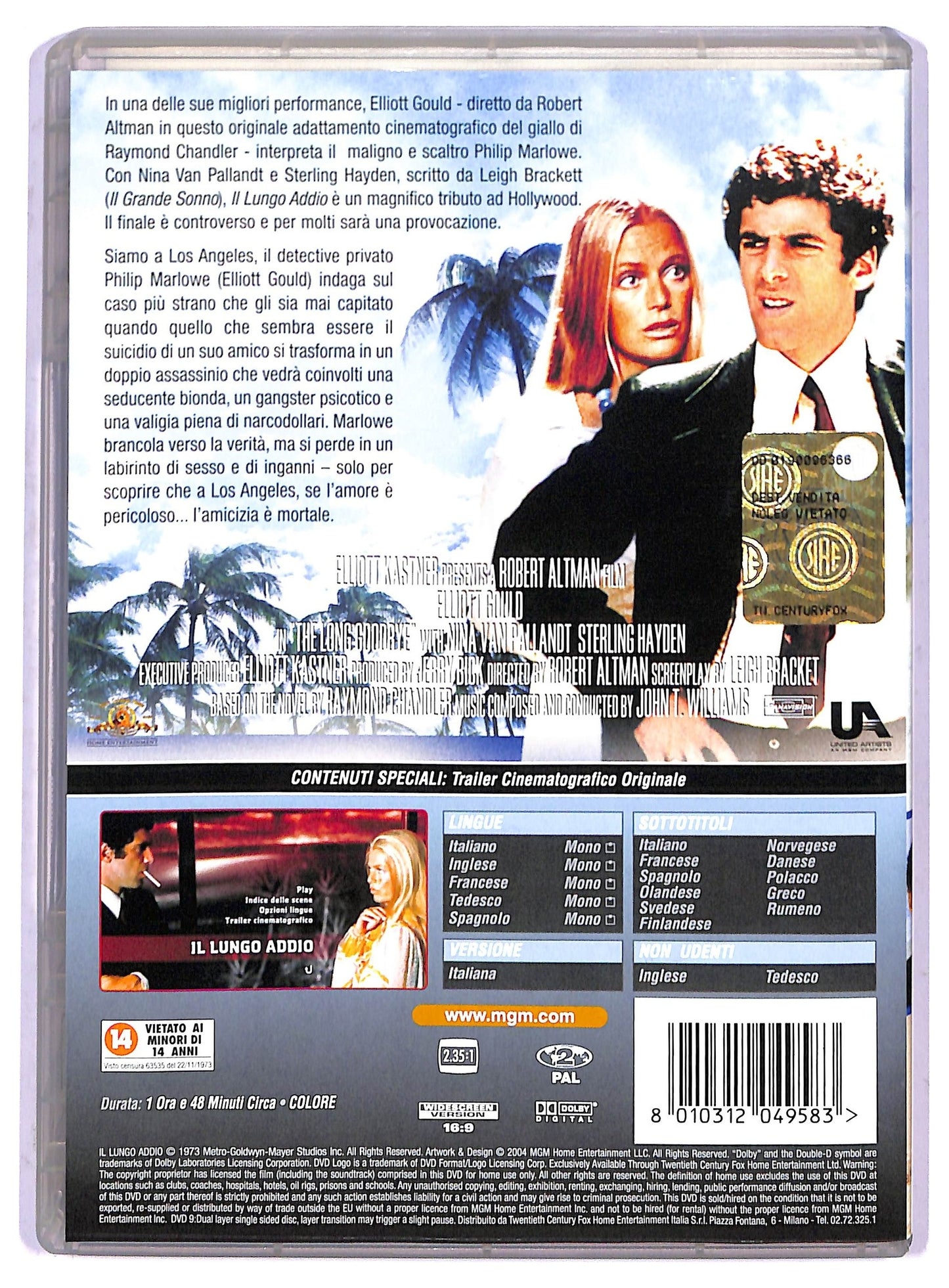 EBOND Il lungo addio DVD D798731