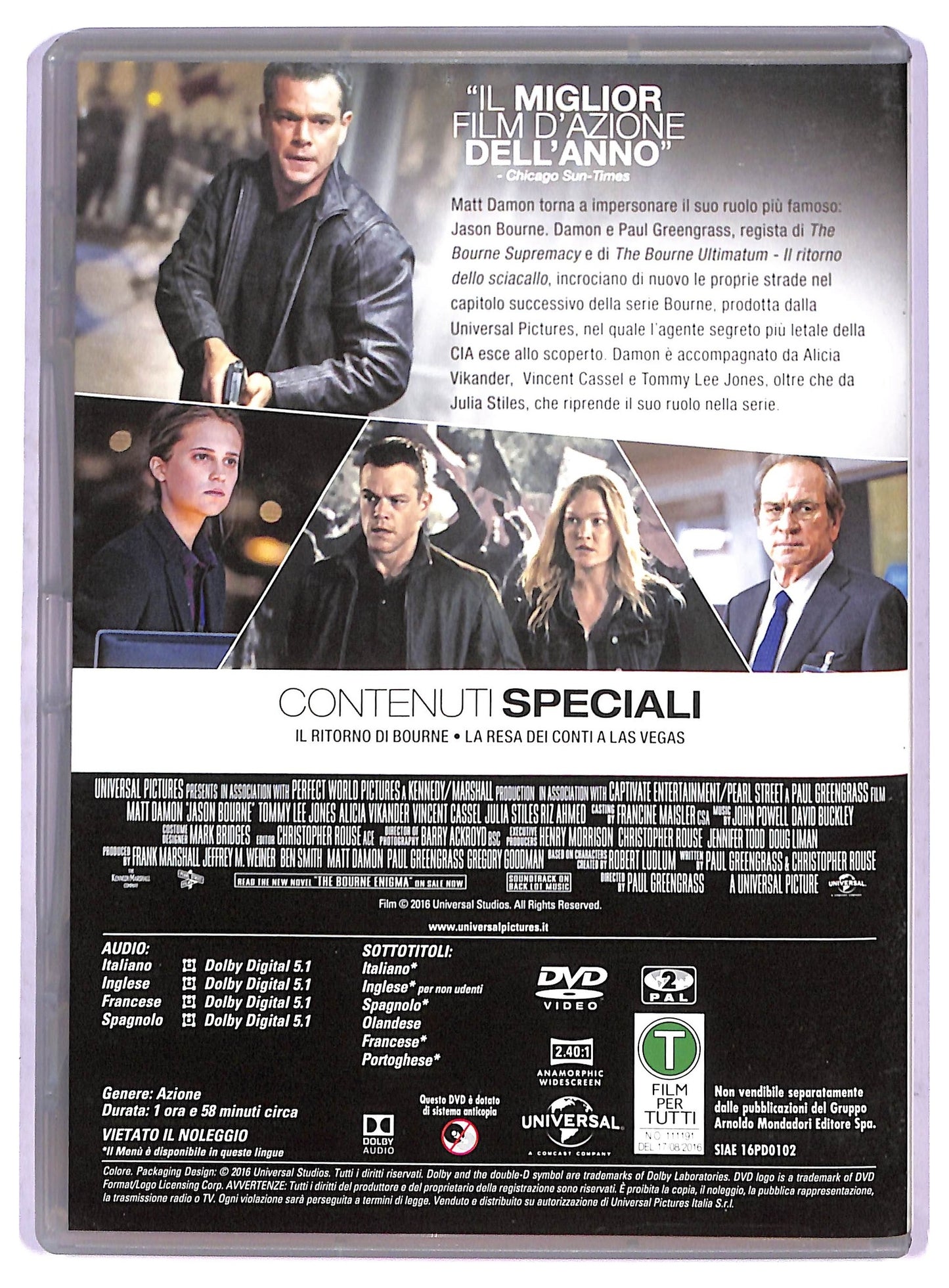 EBOND Jason Bourne DVD Editoriale D798752
