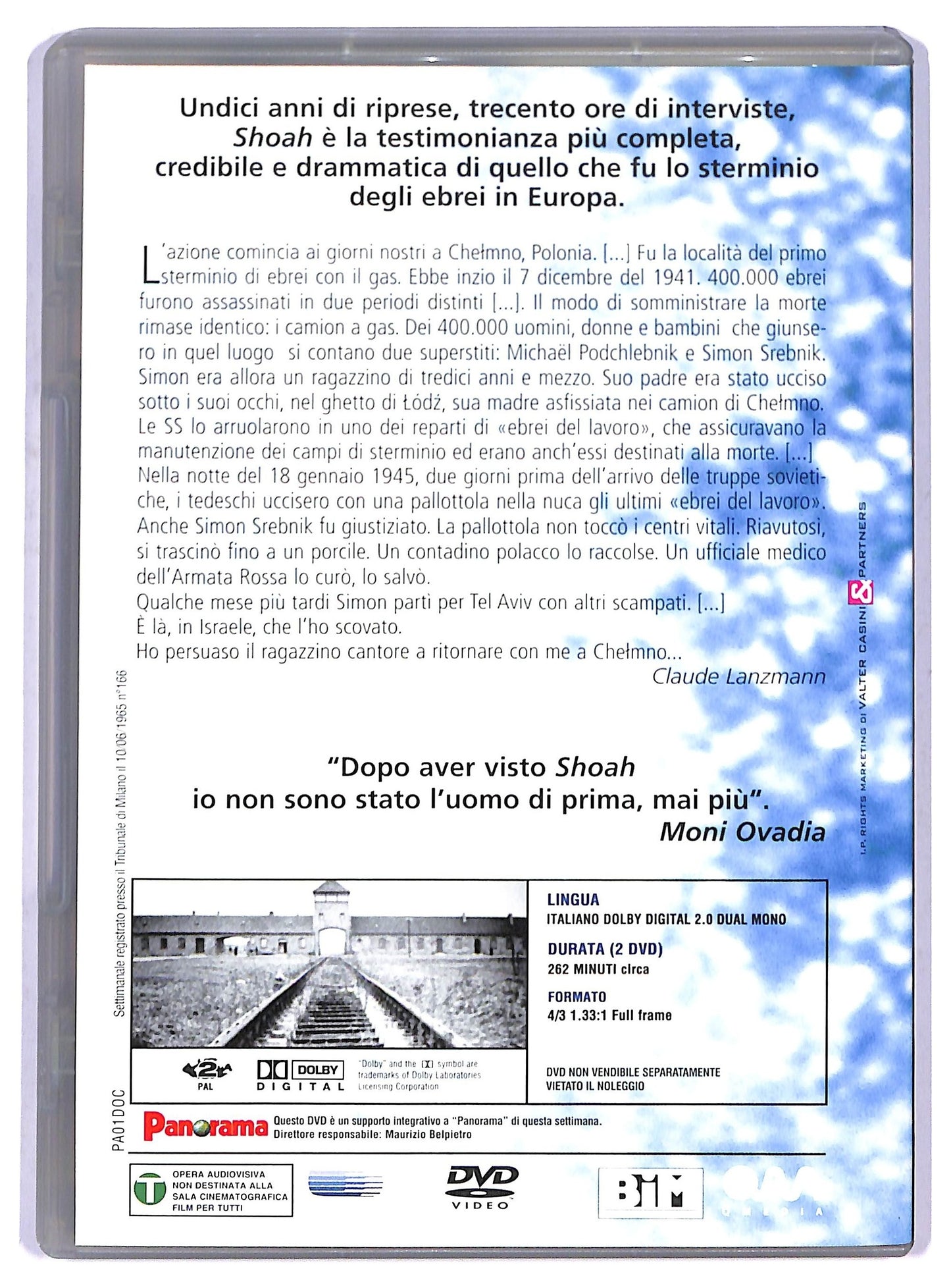 EBOND shoah primo volume EDITORIALE DVD D798924