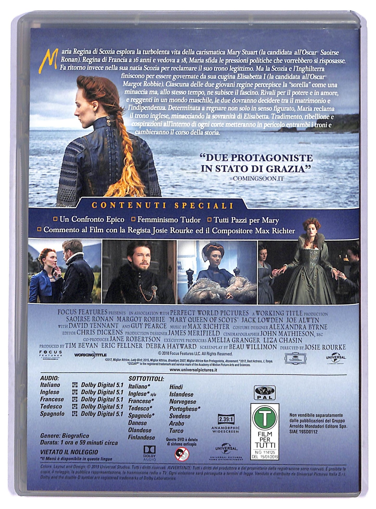 EBOND Maria regina di Scozia EDITORIALE DVD D798931