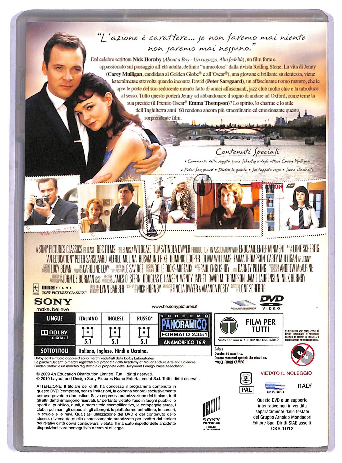 EBOND An Education EDITORIALE DVD D799001