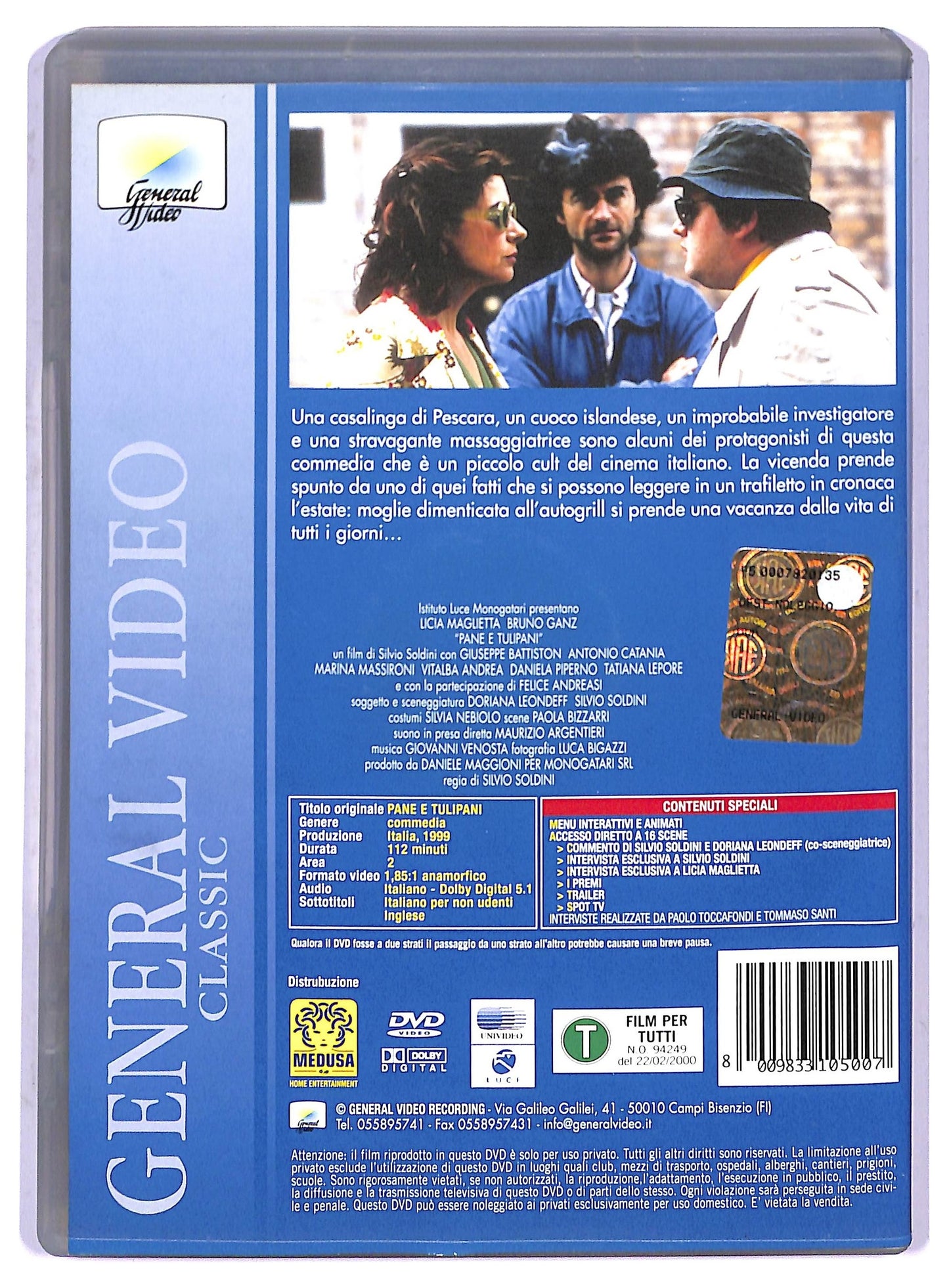 EBOND Pane e tulipani DVD D799009
