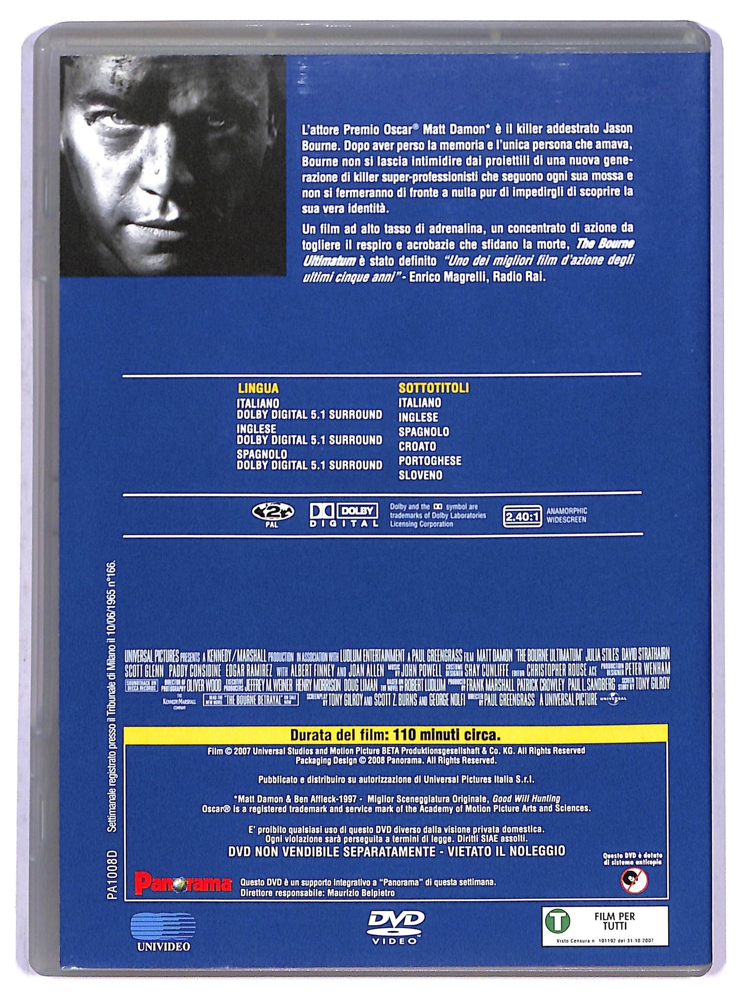 EBOND The Bourne Ultimatum EDITORIALE DVD D799129