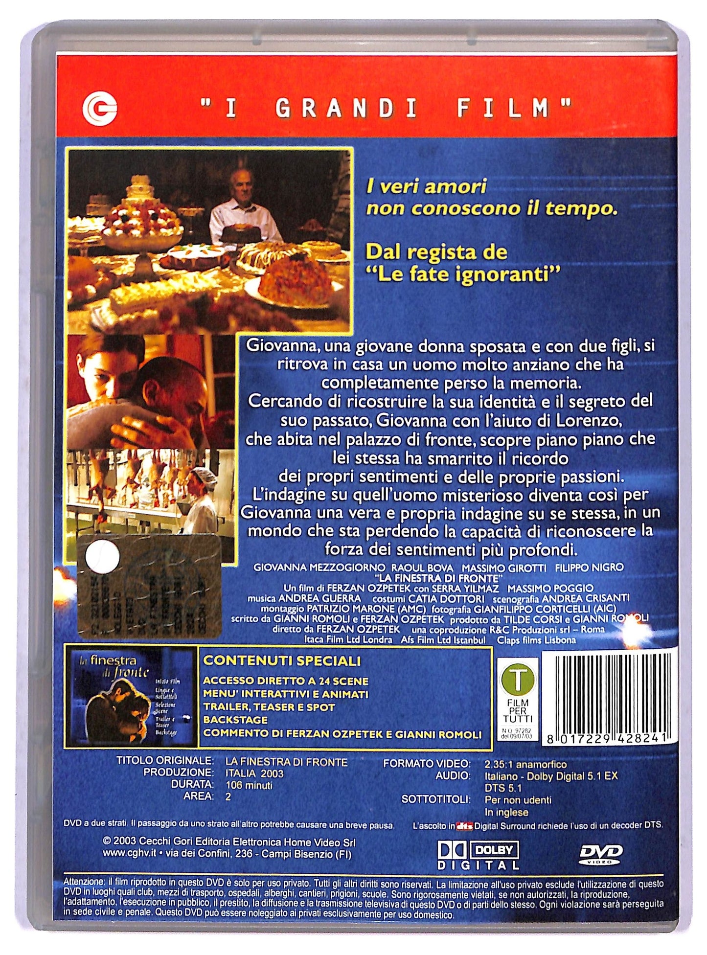 EBOND La finestra di fronte DVD D799131