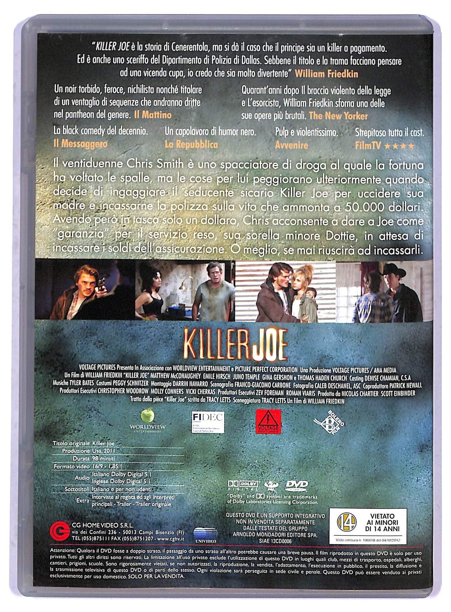 EBOND Killer Joe EDITORIALE DVD D799243
