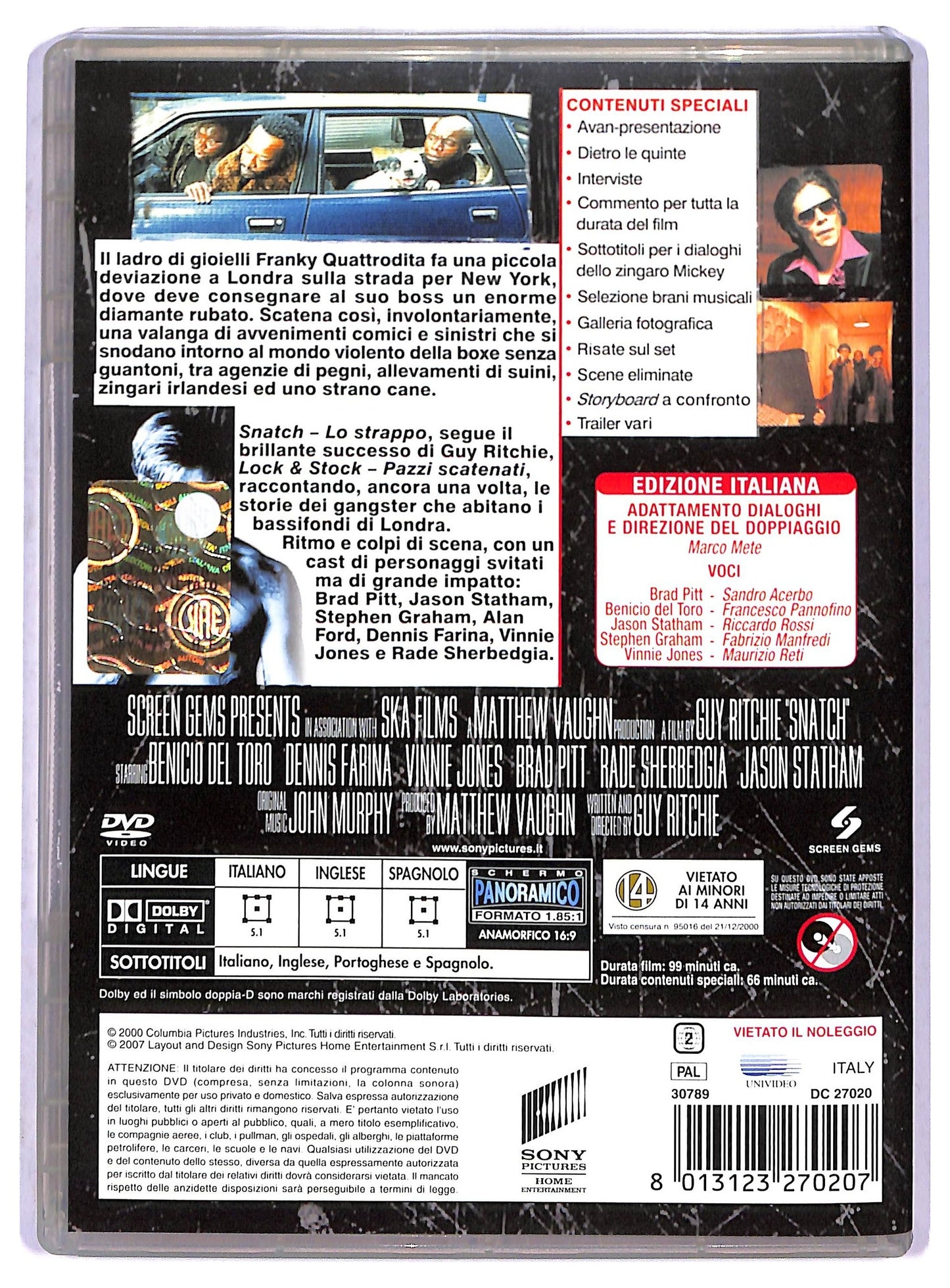 EBOND Snatch lo strappo DVD D799247