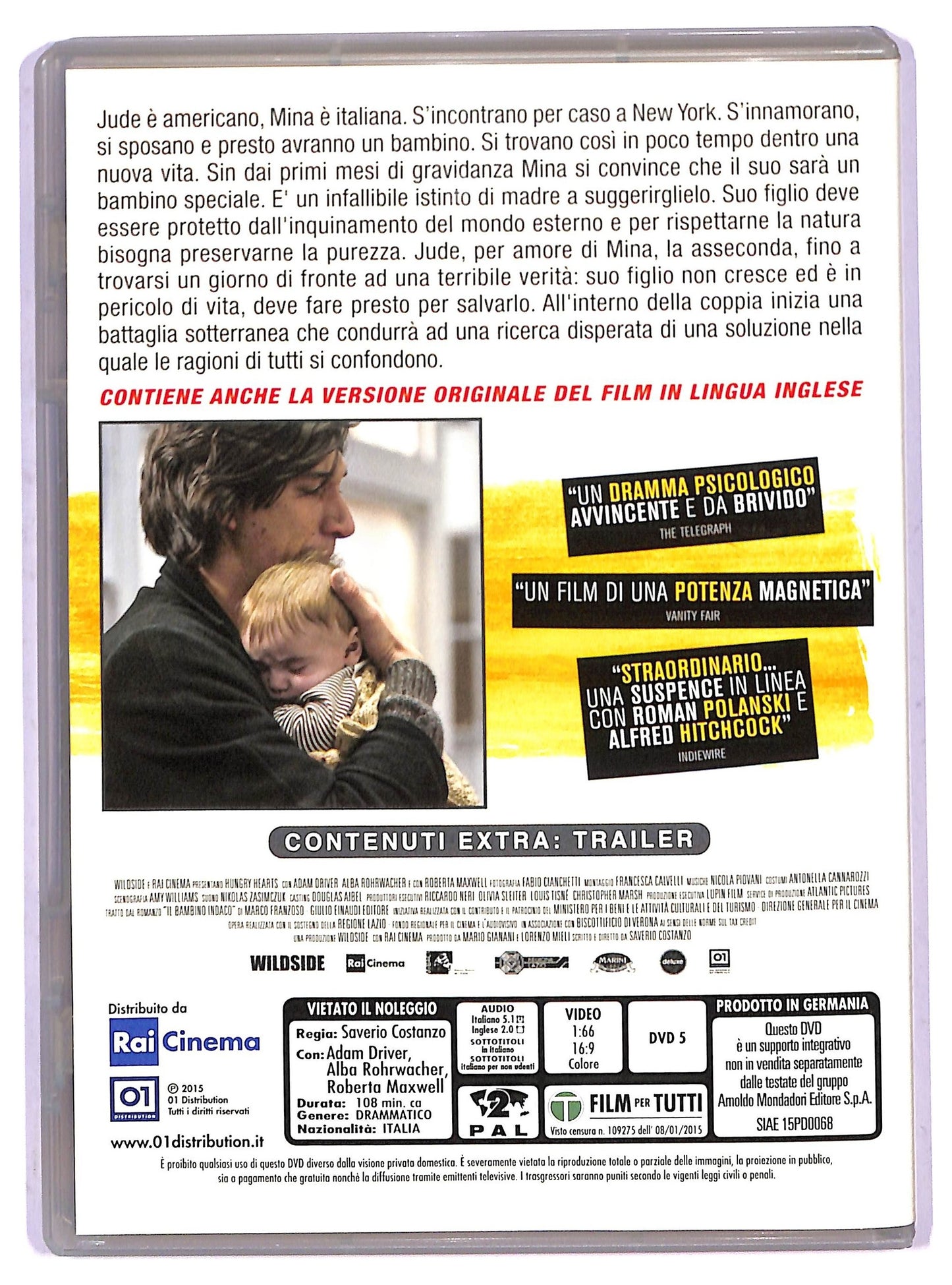 EBOND Hungry Hearts EDITORIALE DVD D799322