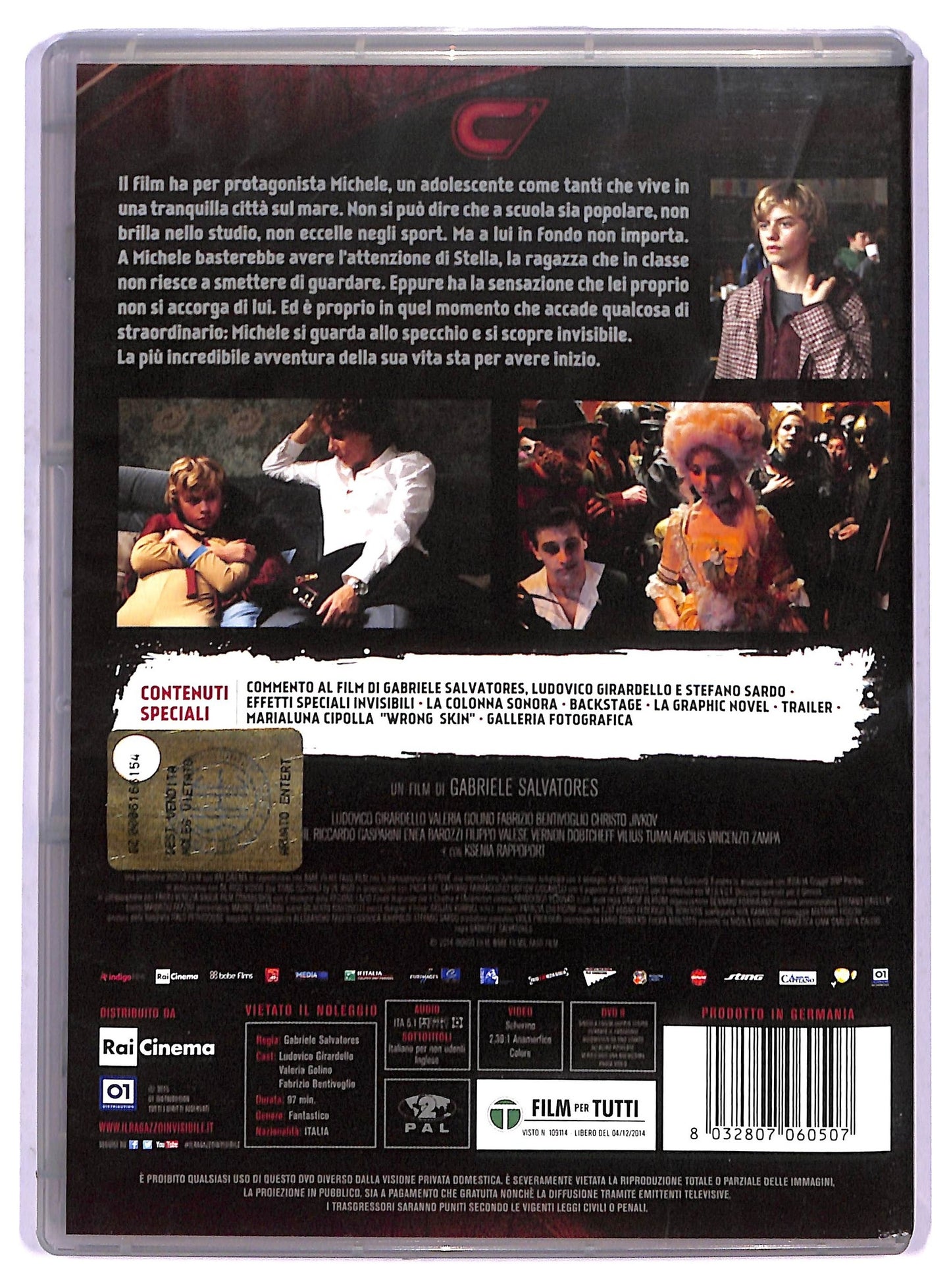 EBOND Il Ragazzo Invisibile DVD D799350