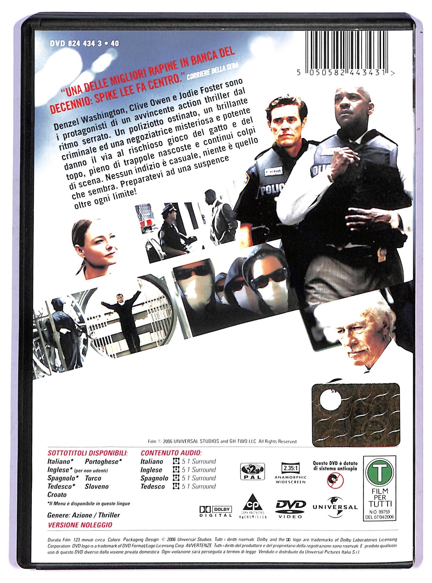 EBOND Inside Man NOLEGGIO DVD D799452
