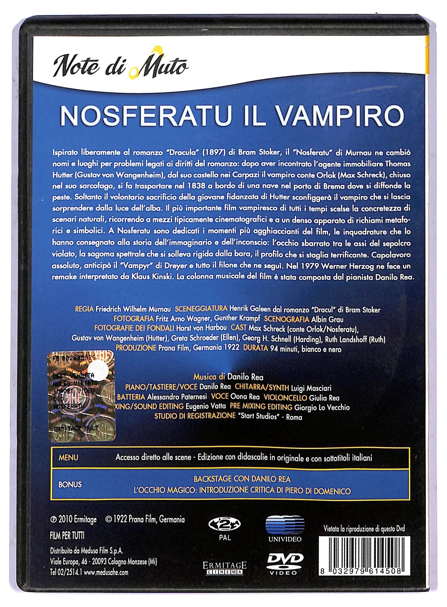 EBOND Nosferatu Il Vampiro DVD D799509