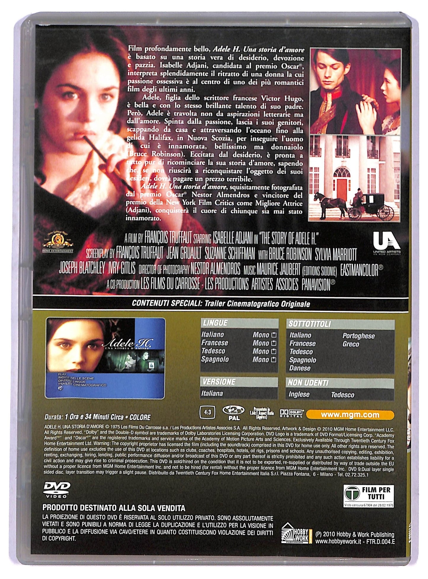EBOND Adele H., Una Storia D'amore DVD Editoriale D799511