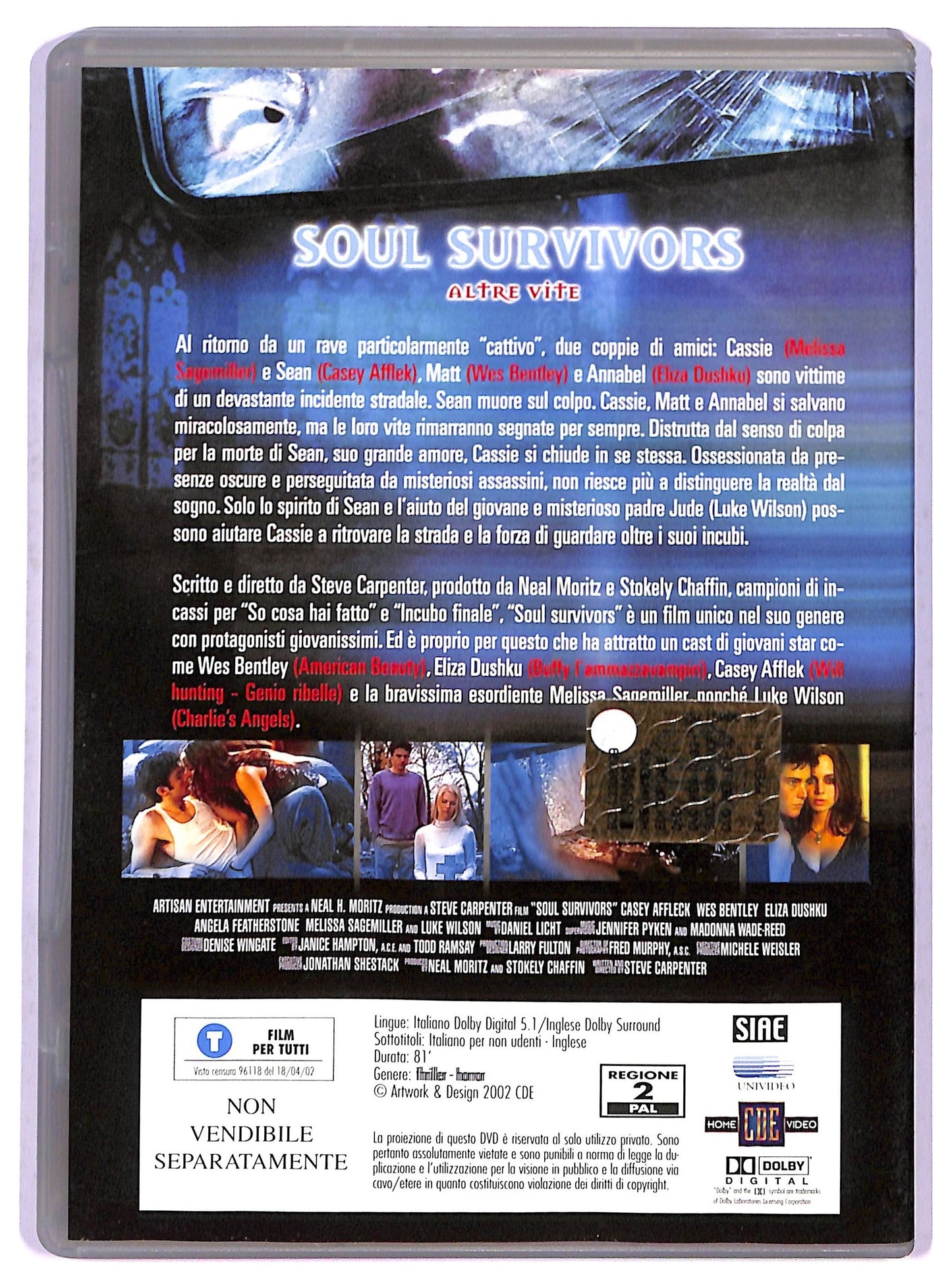 EBOND Soul Survivors - Altre Vite EDITORIALE DVD D799534