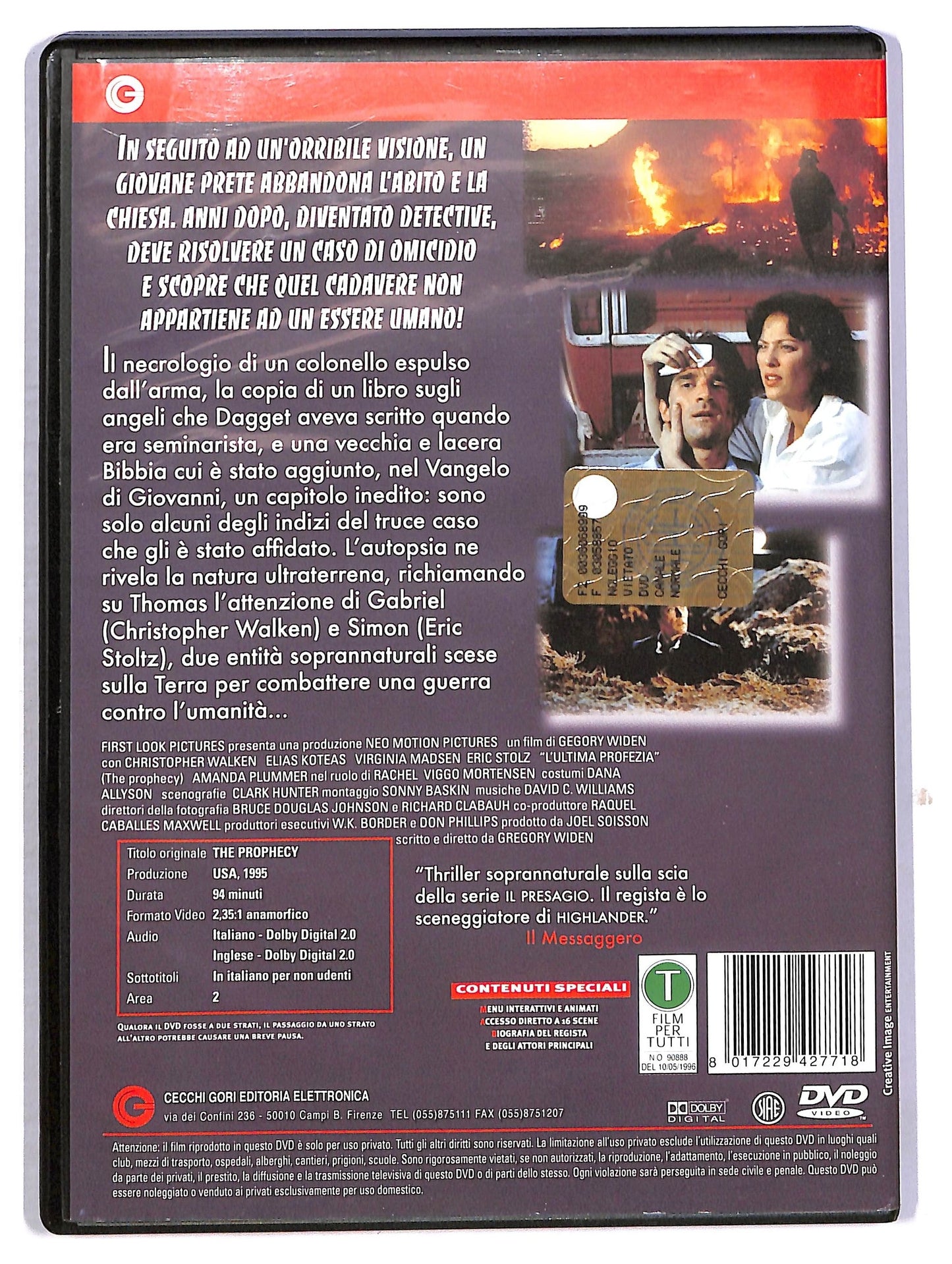 EBOND L'ultima profezia con Christopher Walken DVD D799746