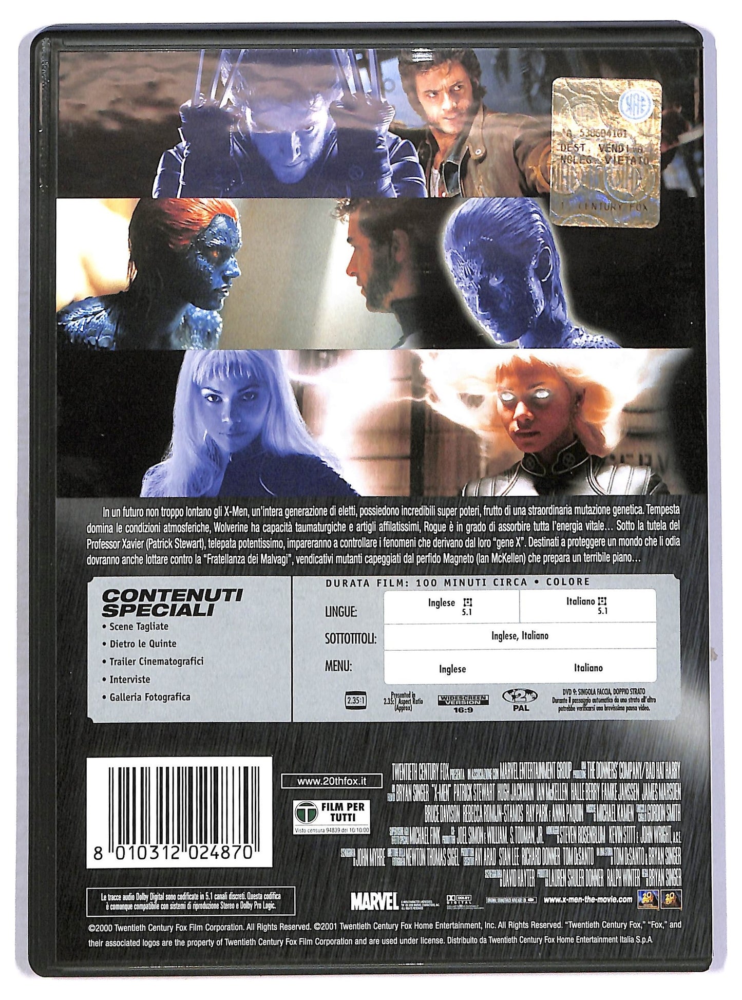EBOND X-Men (film) DVD D799833