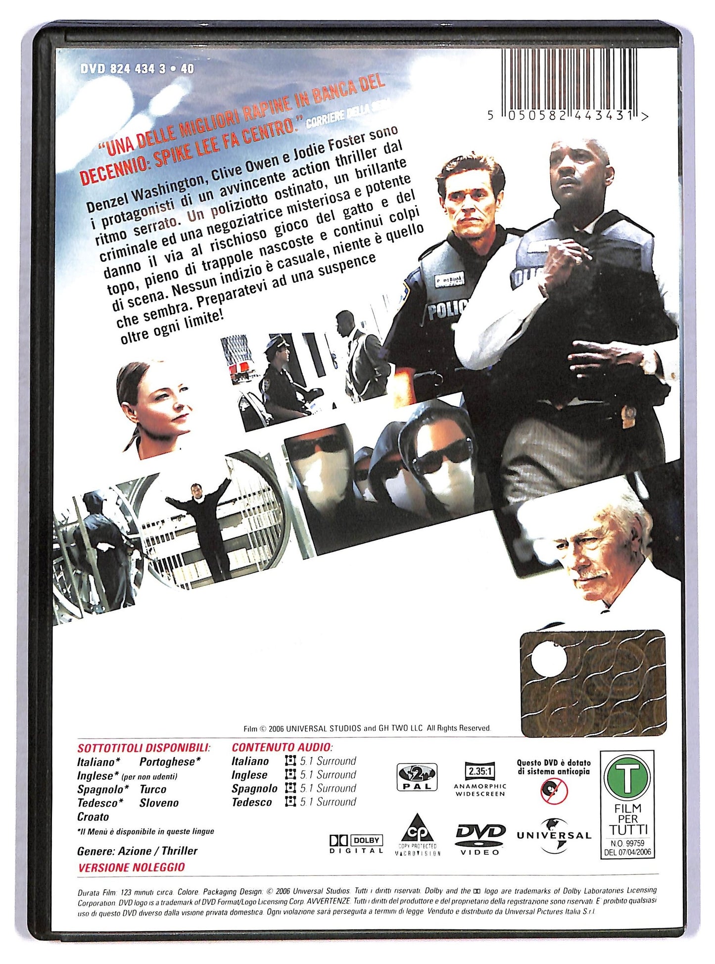 EBOND Inside Man NOLEGGIO DVD D799923