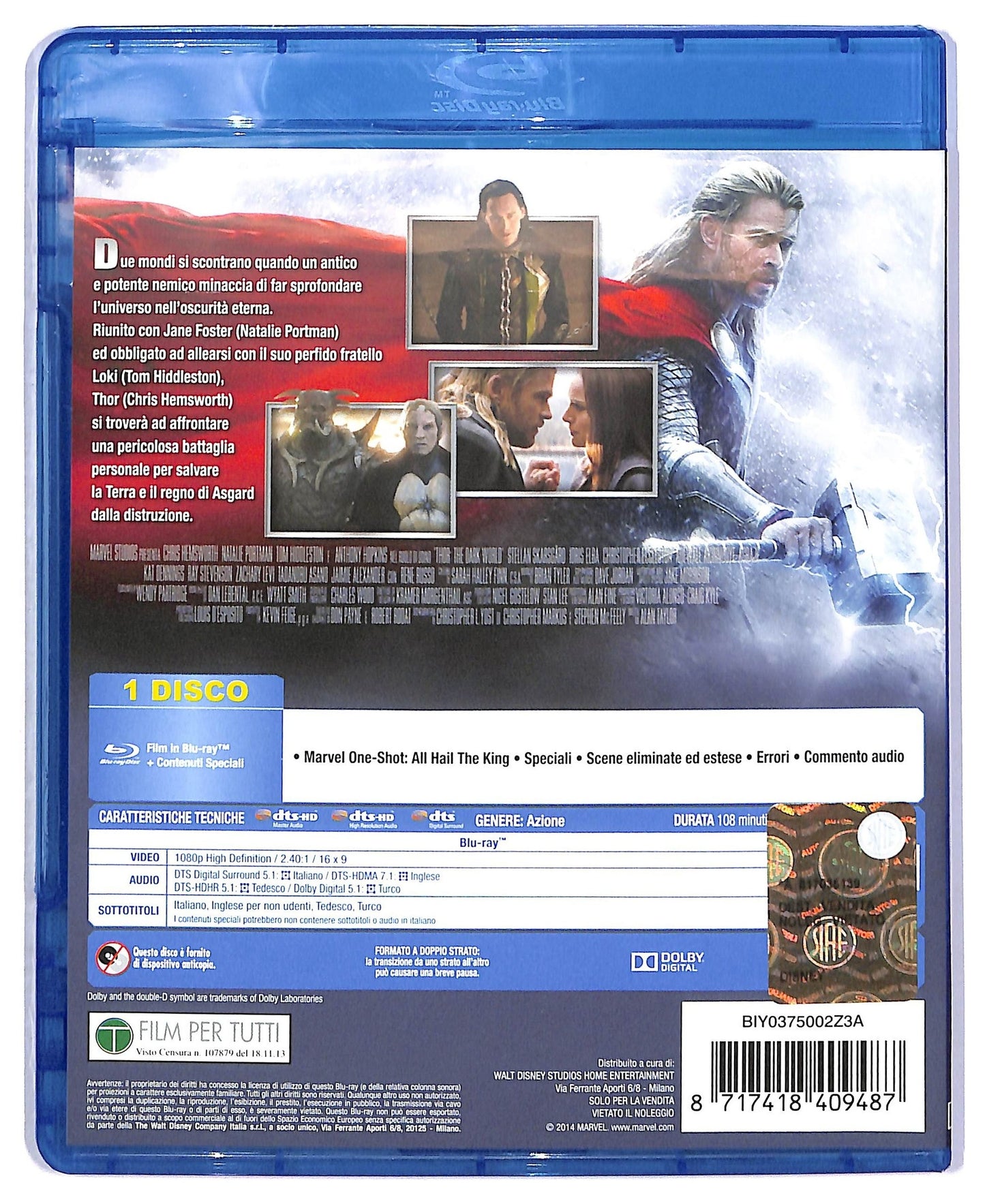 EBOND Thor The Darworld BLURAY D799940