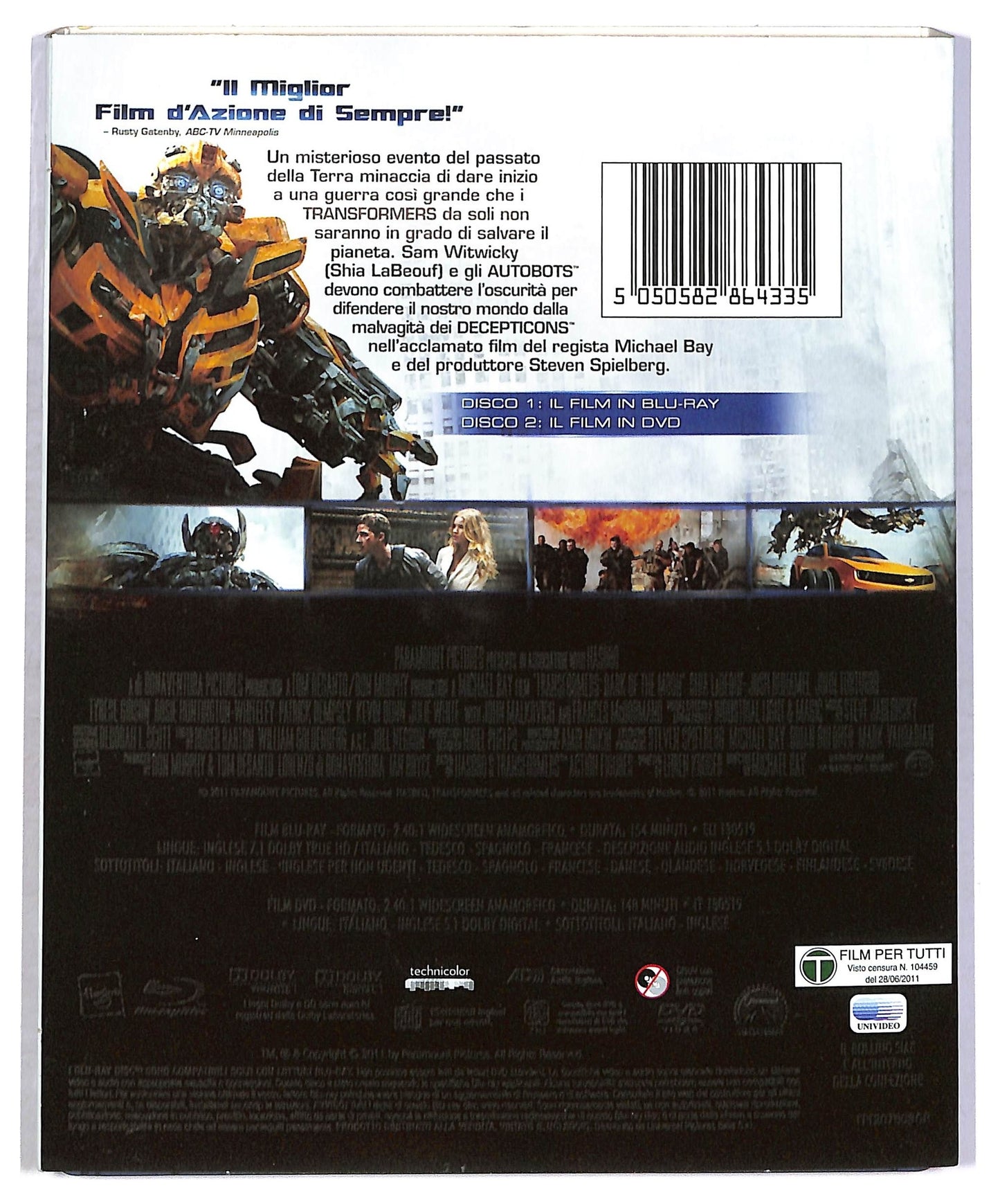 EBOND Transformers 3 (BLURAY+Dvd+E-Copy) BLURAY D800009