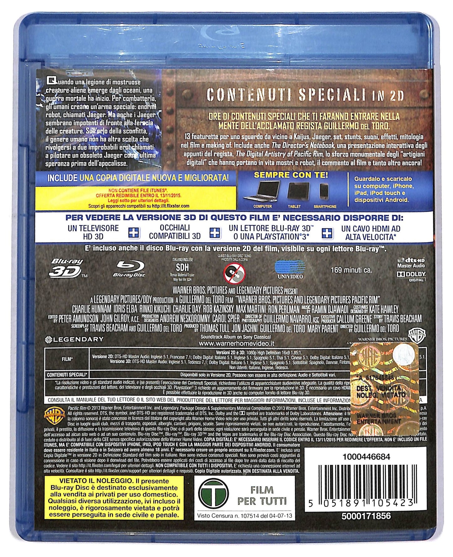EBOND Pacific Rim 3d BLURAY 3d + BLURAY D800164