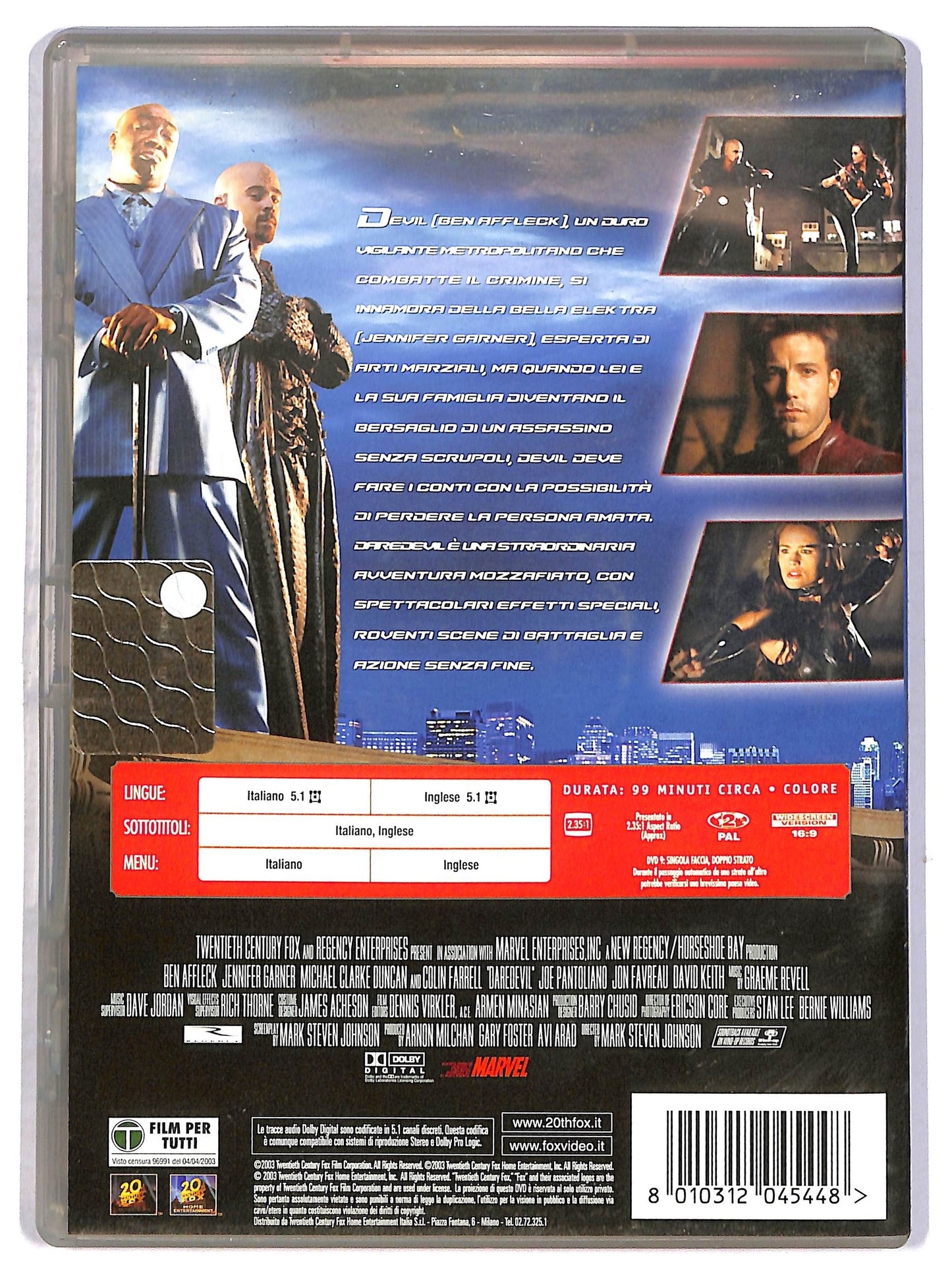 EBOND Daredevil DVD D800233