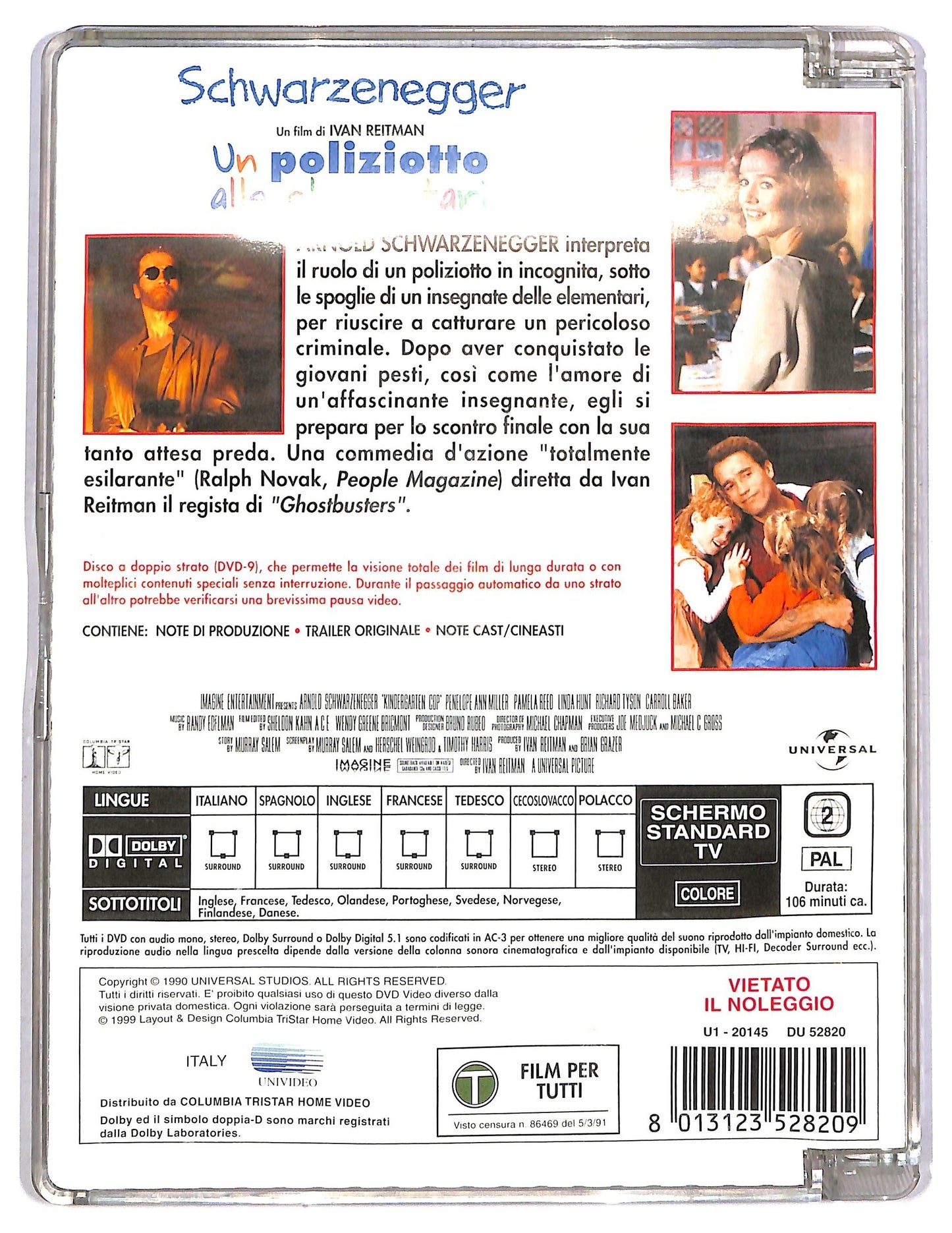 EBOND Un poliziotto alle elementari SJB DVD D800242