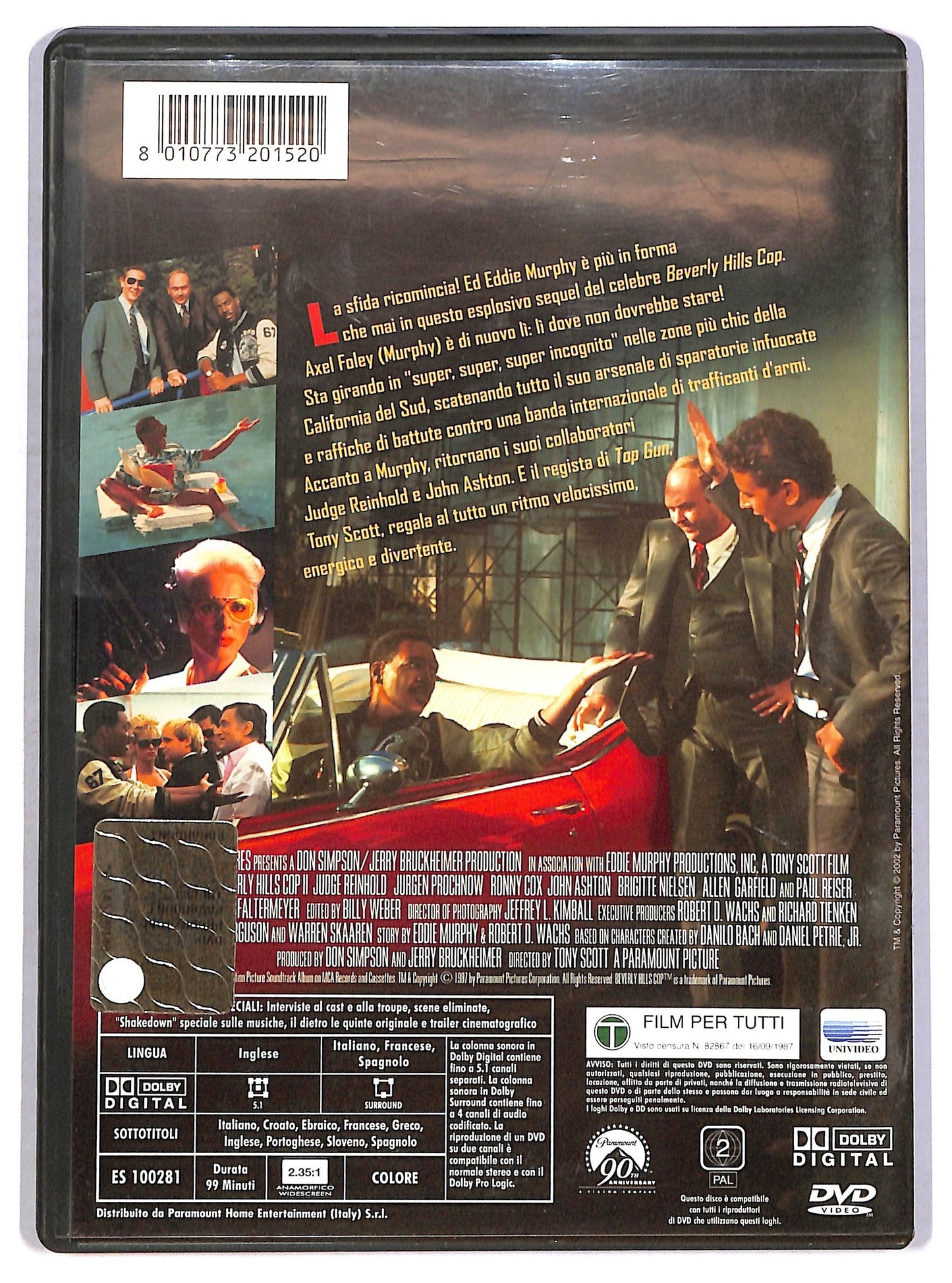 EBOND Beverly Hills Cop II - Un piedipiatti a Beverly Hills DVD D800258