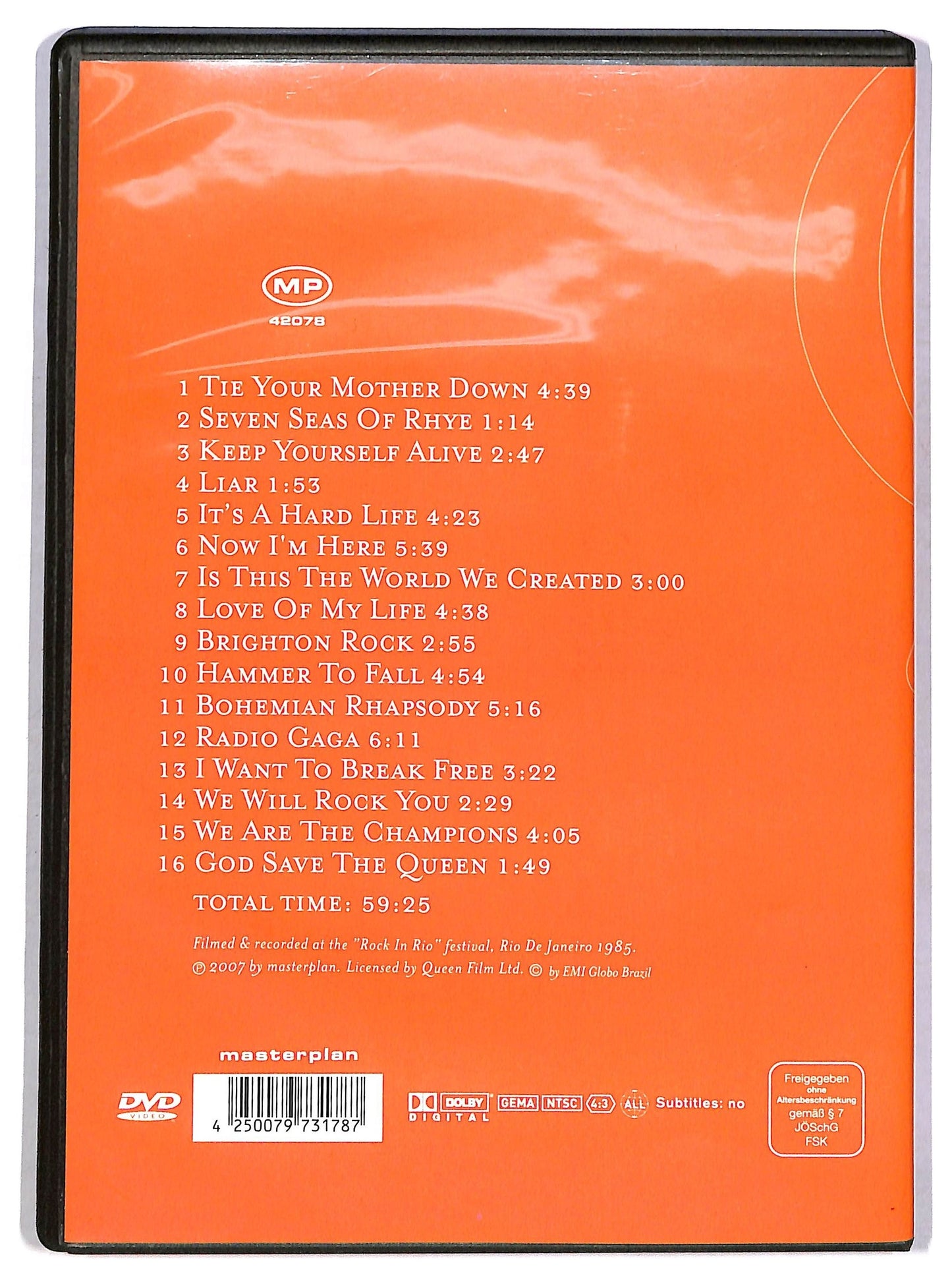 EBOND Queen live in rio DVD D800263