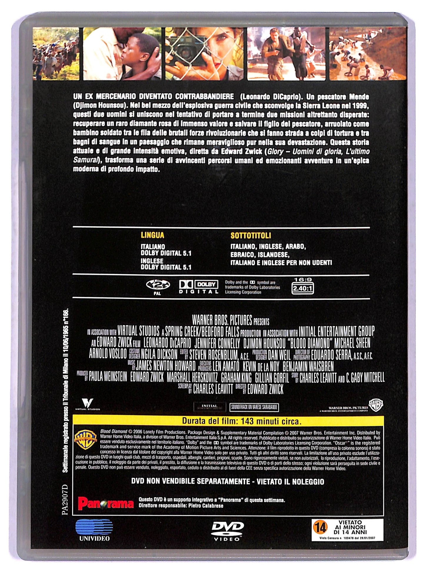 EBOND Blood Diamond - Diamanti di sangue EDITORIALE DVD D800318