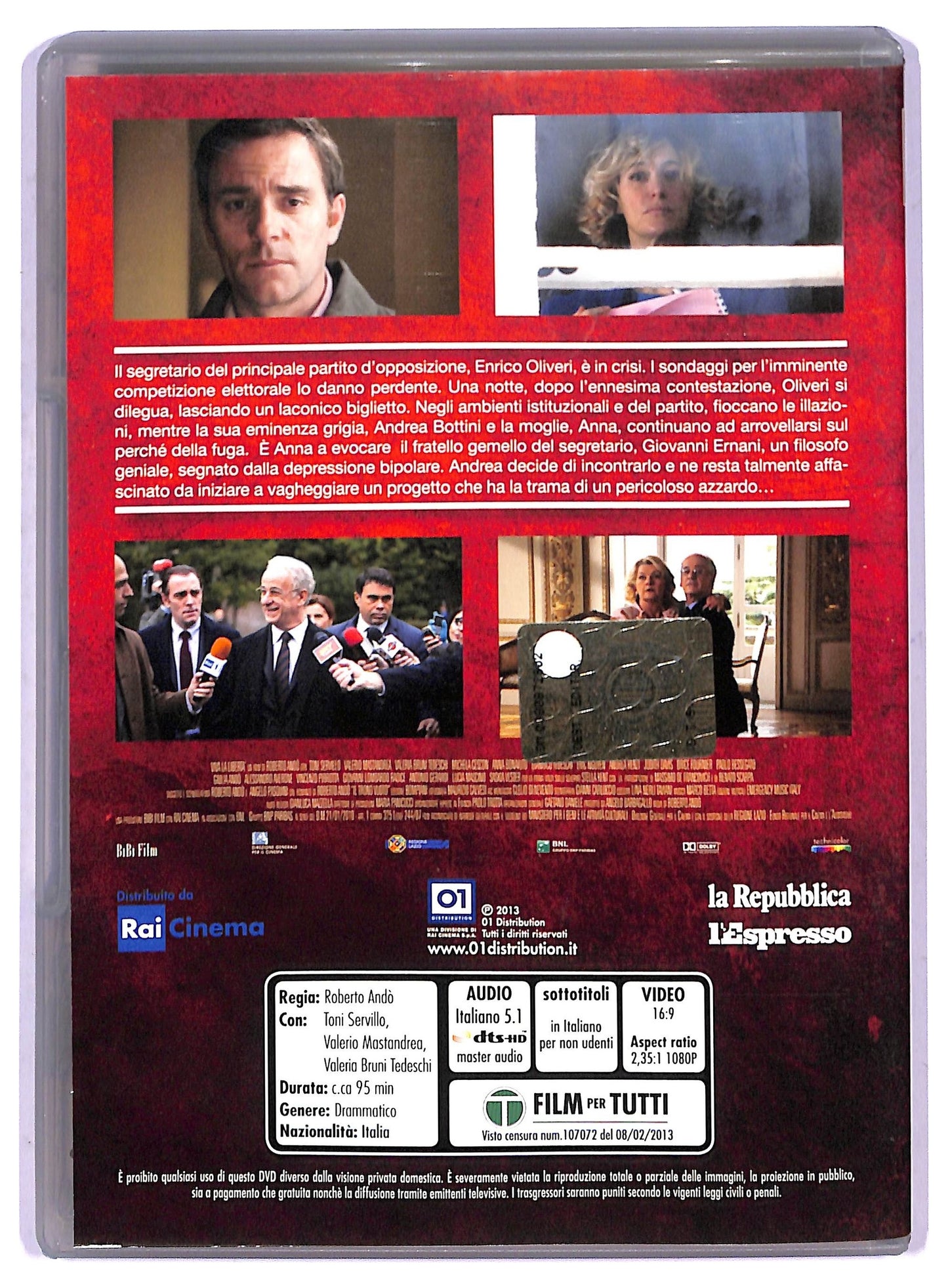 EBOND Viva la liberta EDITORIALE DVD D800332