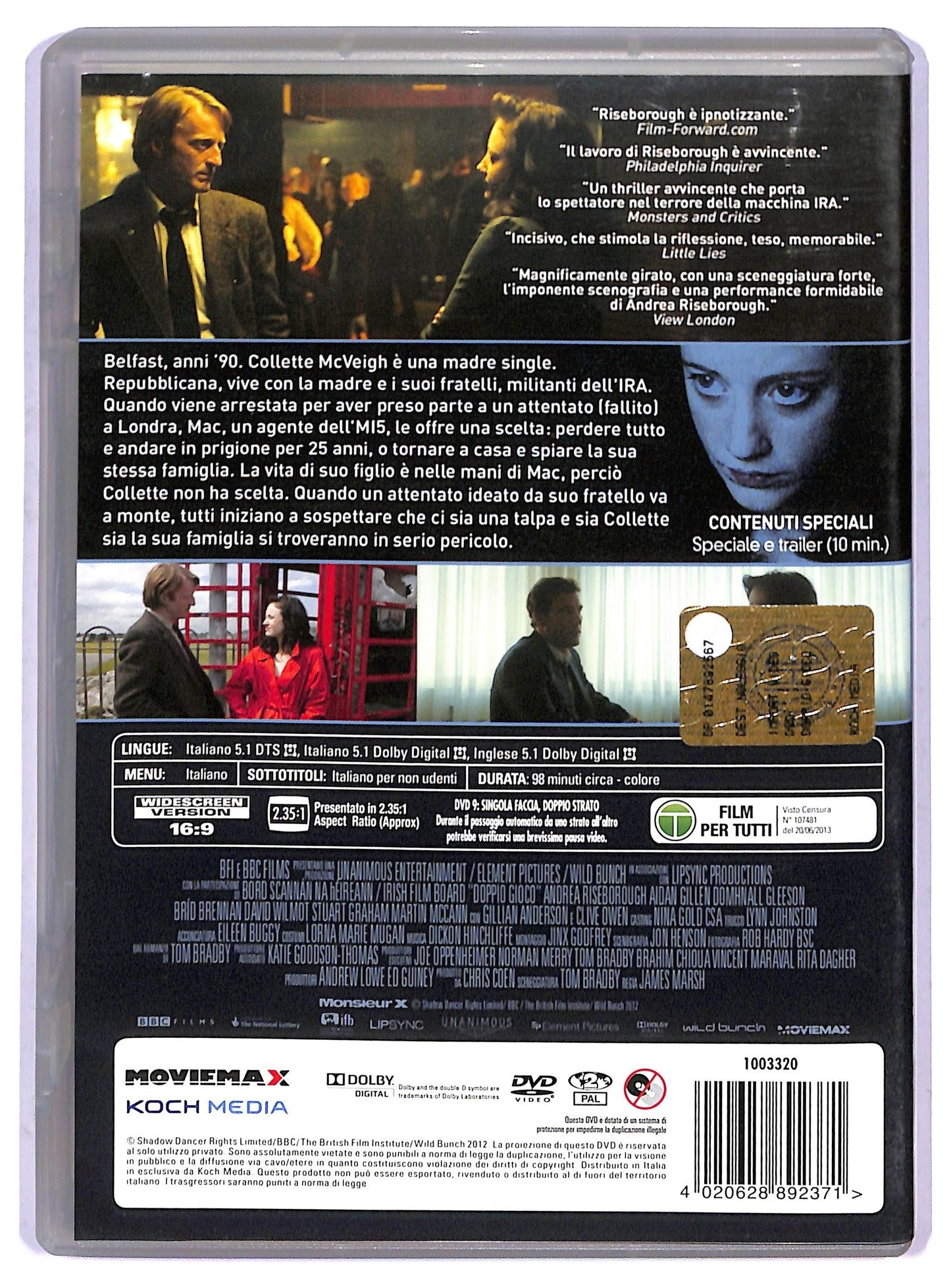 EBOND DOPPIO GIOCO , LA VERITA’ SI NASCONDE NELL’OMBRA DVD D800412